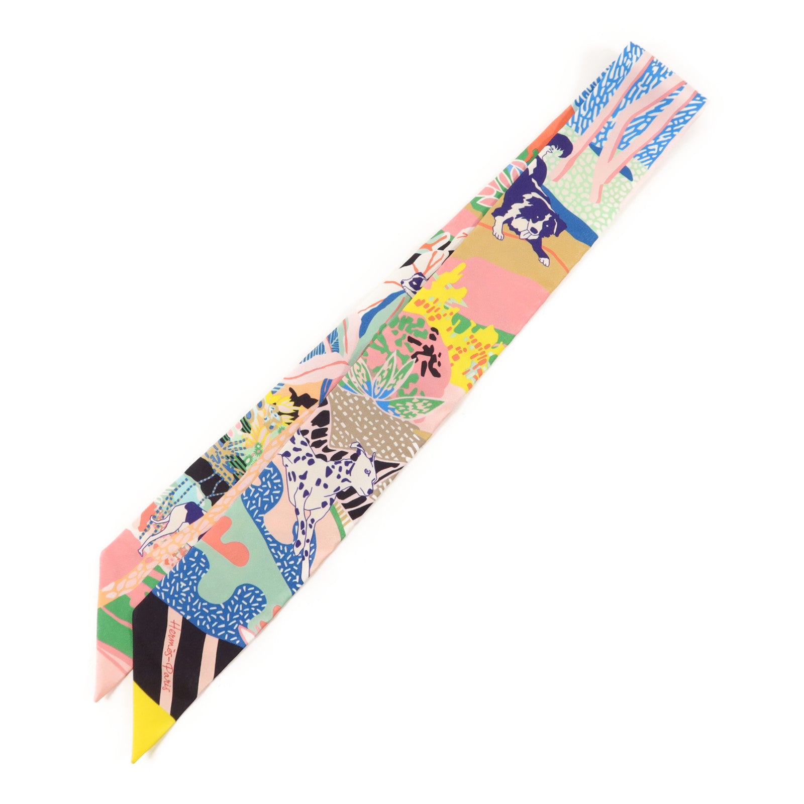 HERMES 絲質En Liberte Twilly絲巾