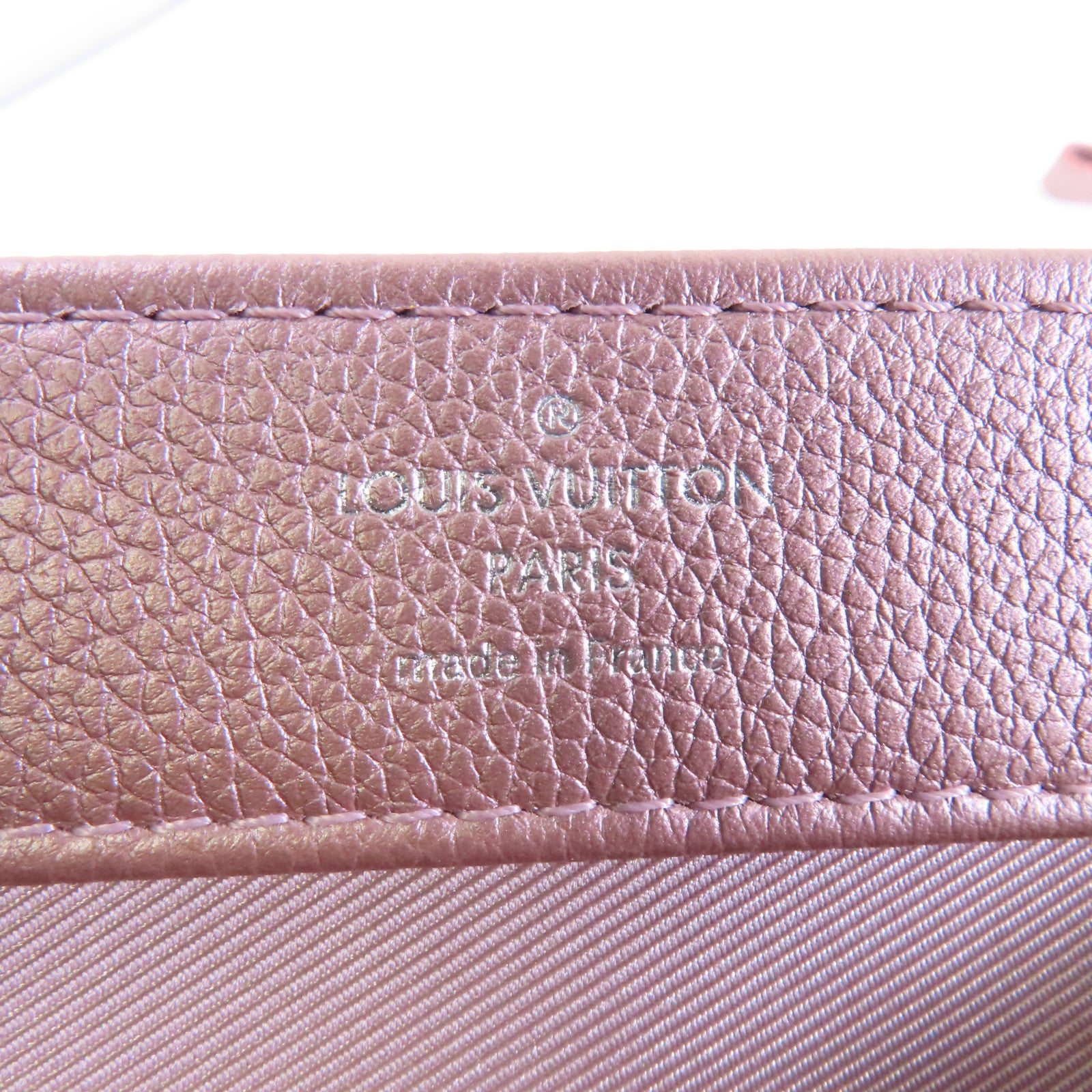 LOUIS VUITTON 【激減優惠】牛皮皮革Lockme BB II銀扣手挽肩背兩用袋粉紅色