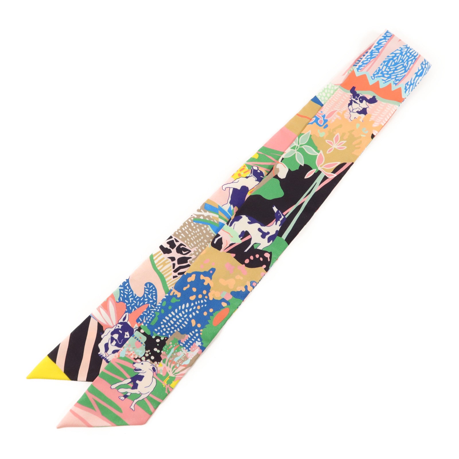 HERMES 絲質En Liberte Twilly絲巾