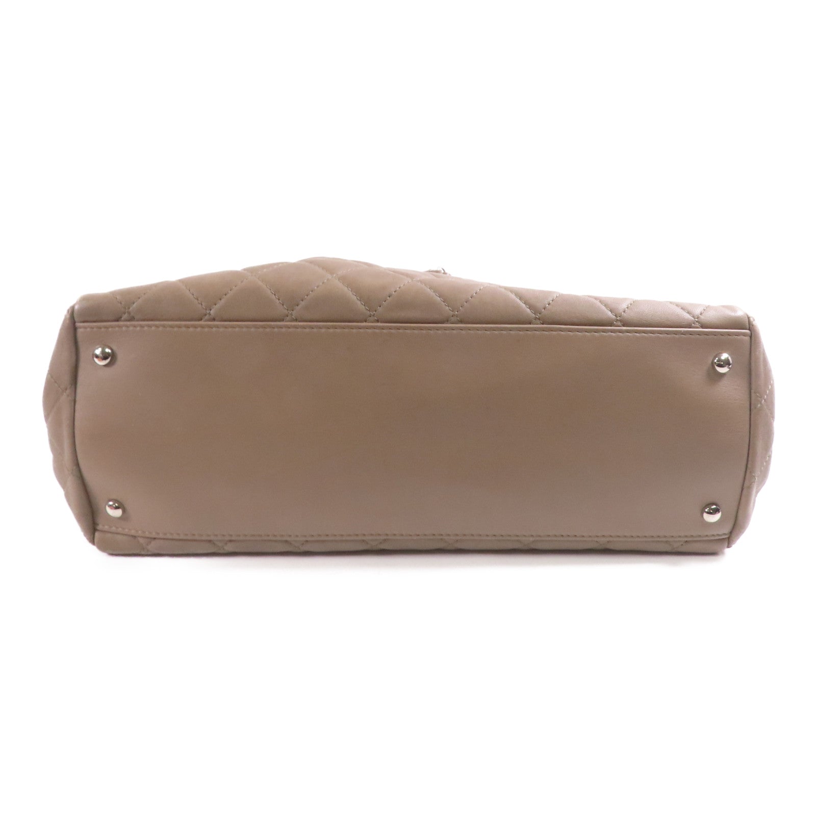 CHANEL 牛皮皮革Chain Shoulder銀扣鏈帶肩背袋