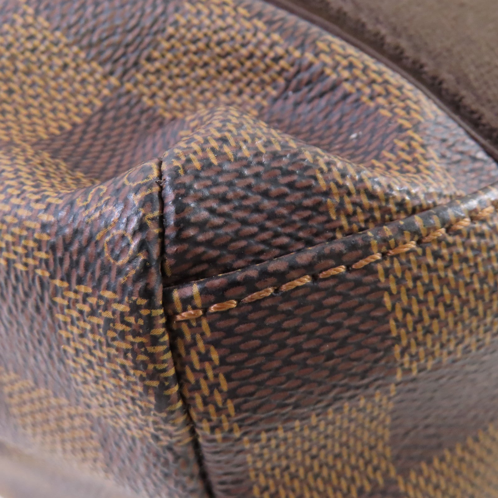 LOUIS VUITTON 【激減優惠】Damier Ebene Beaubourg Tote Bag金扣肩背袋啡色