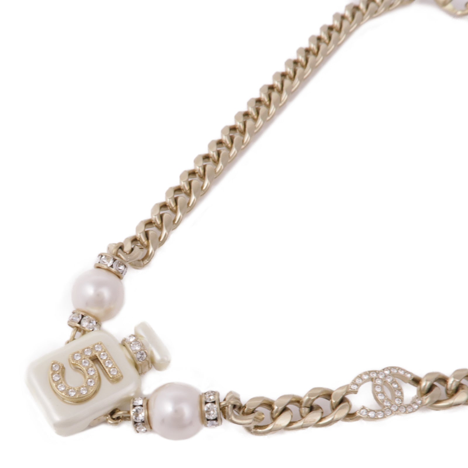 CHANEL 金屬/PVC Necklace項鍊
