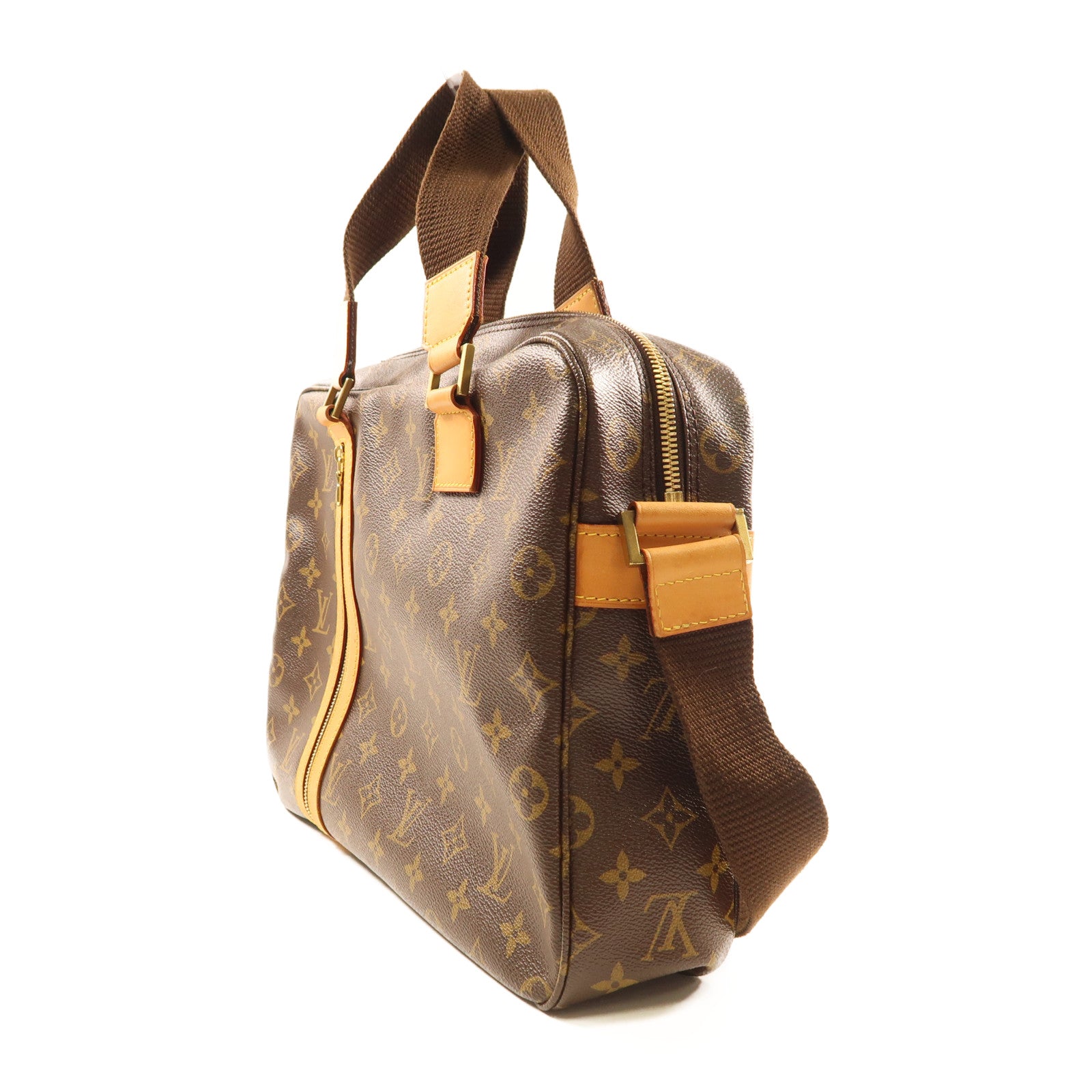 LOUIS VUITTON Monogram Sac Bosphore金扣手挽肩背兩用袋