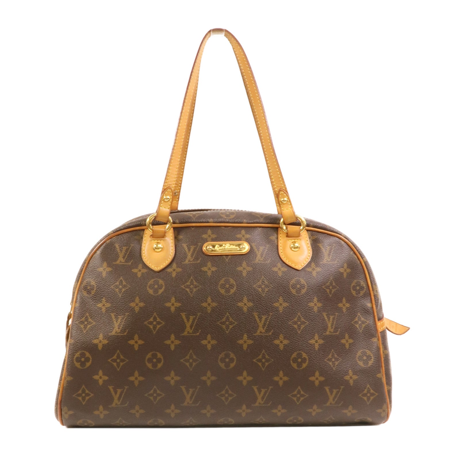 LOUIS VUITTON Monogram Montorgueil GM金扣肩背袋