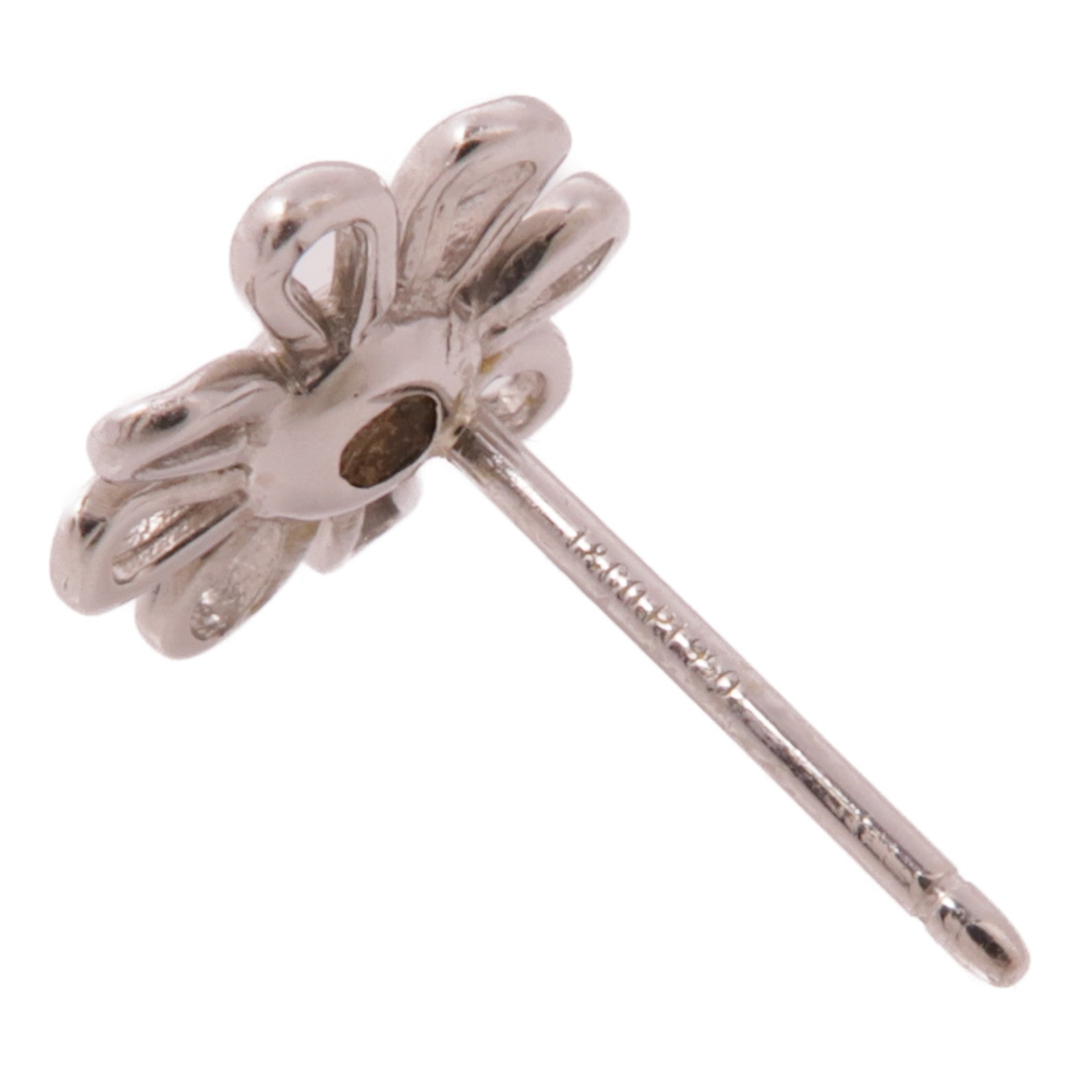 TIFFANY＆CO 18K白金Diamond Earrings耳環