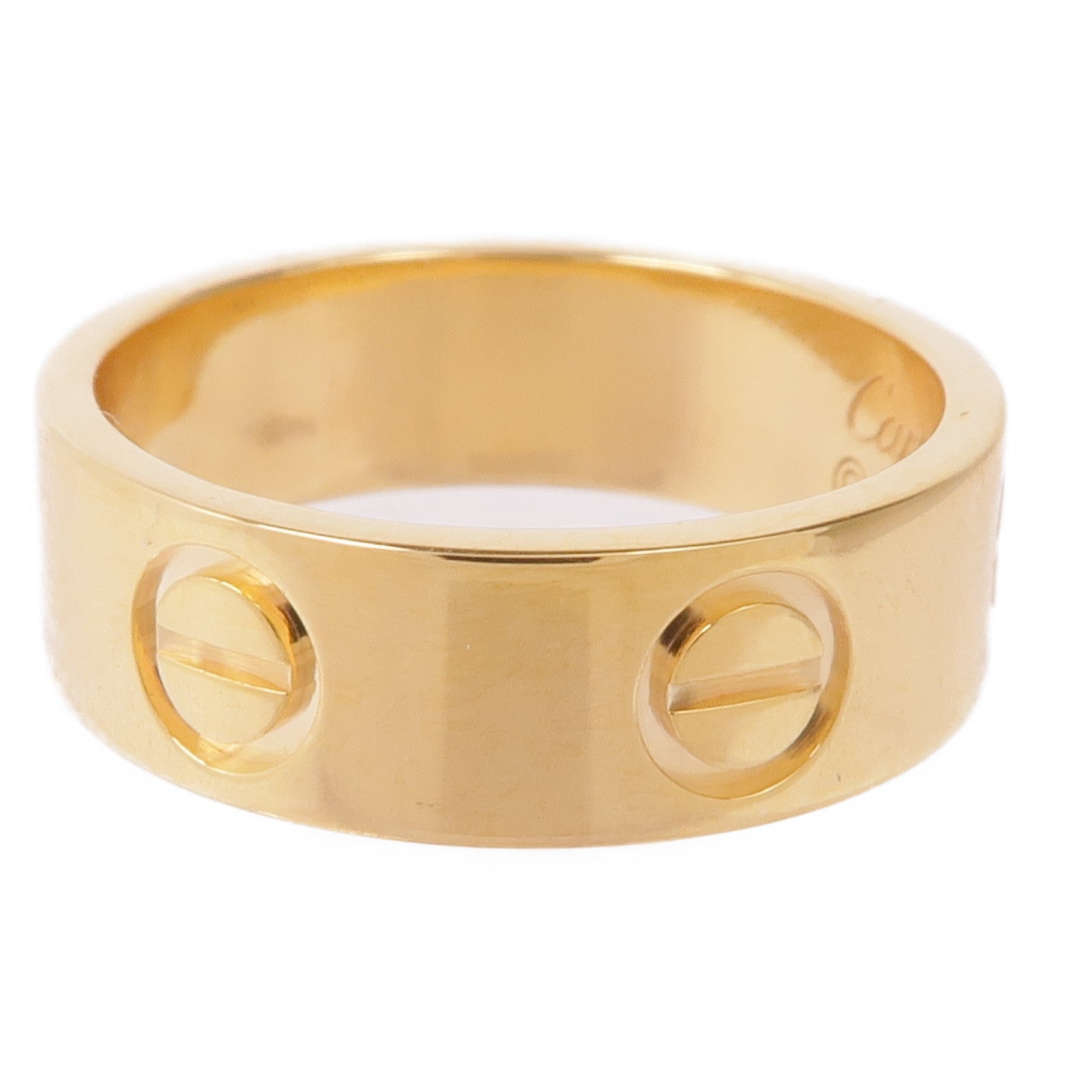 CARTIER 18K黃金Love Ring戒指Cartier#48/US#4.5