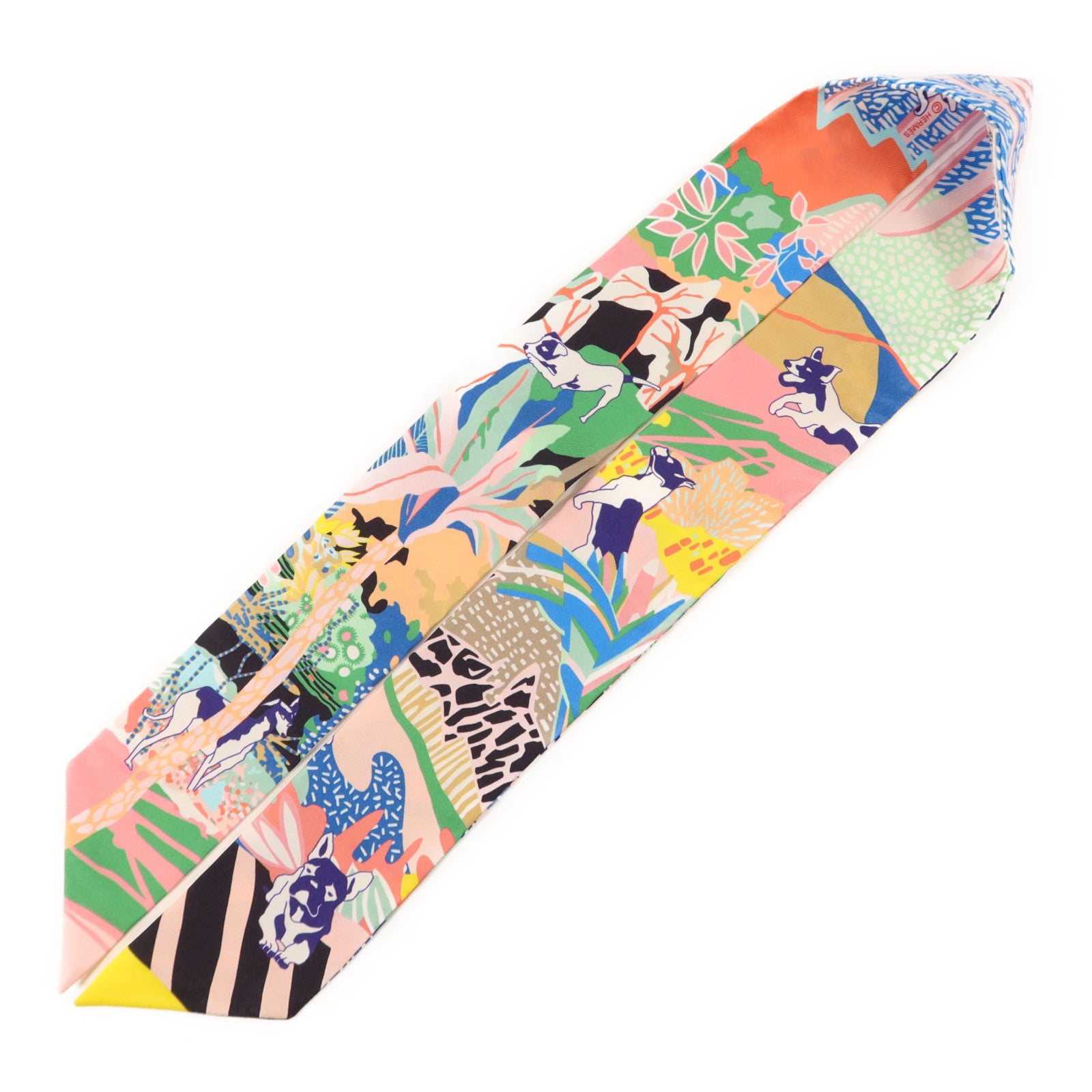 HERMES 絲質En Liberte Twilly絲巾