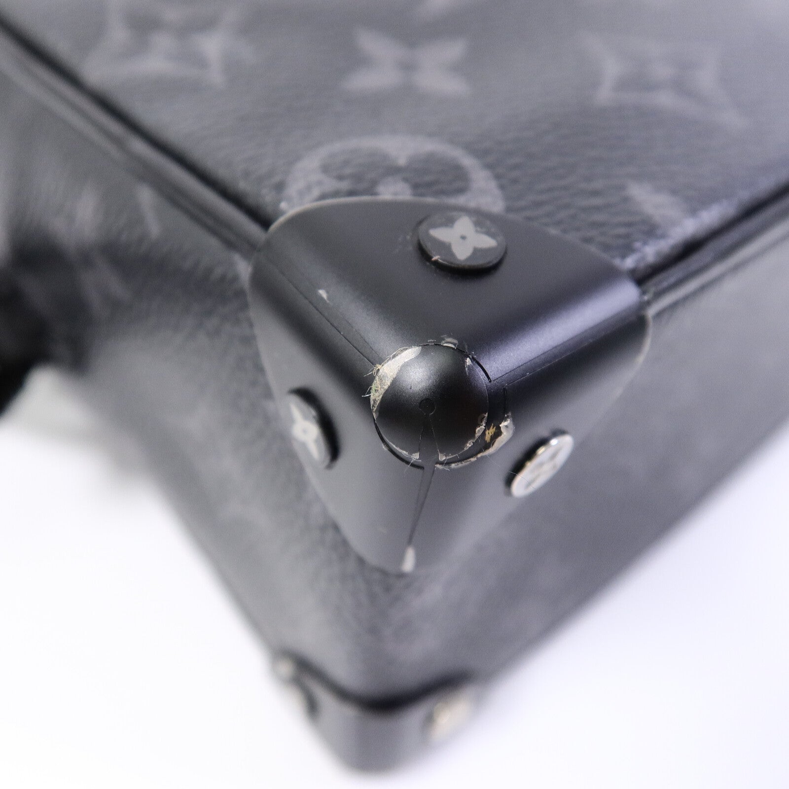 LOUIS VUITTON Monogram Eclipse Mini Soft Trunk肩背袋