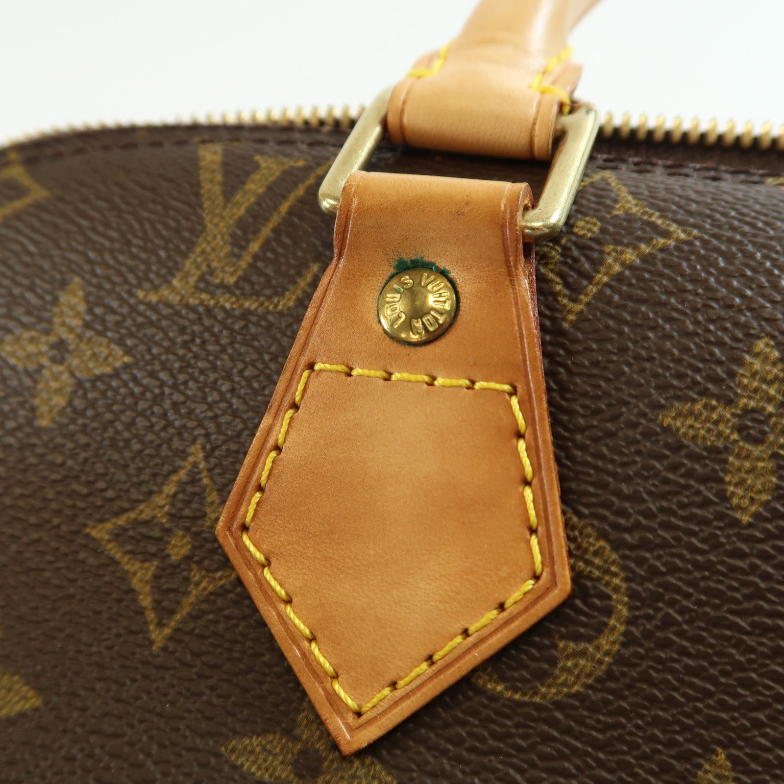 LOUIS VUITTON Monogram Alma PM Kinsaku handmade bag Brown Handbag M53151