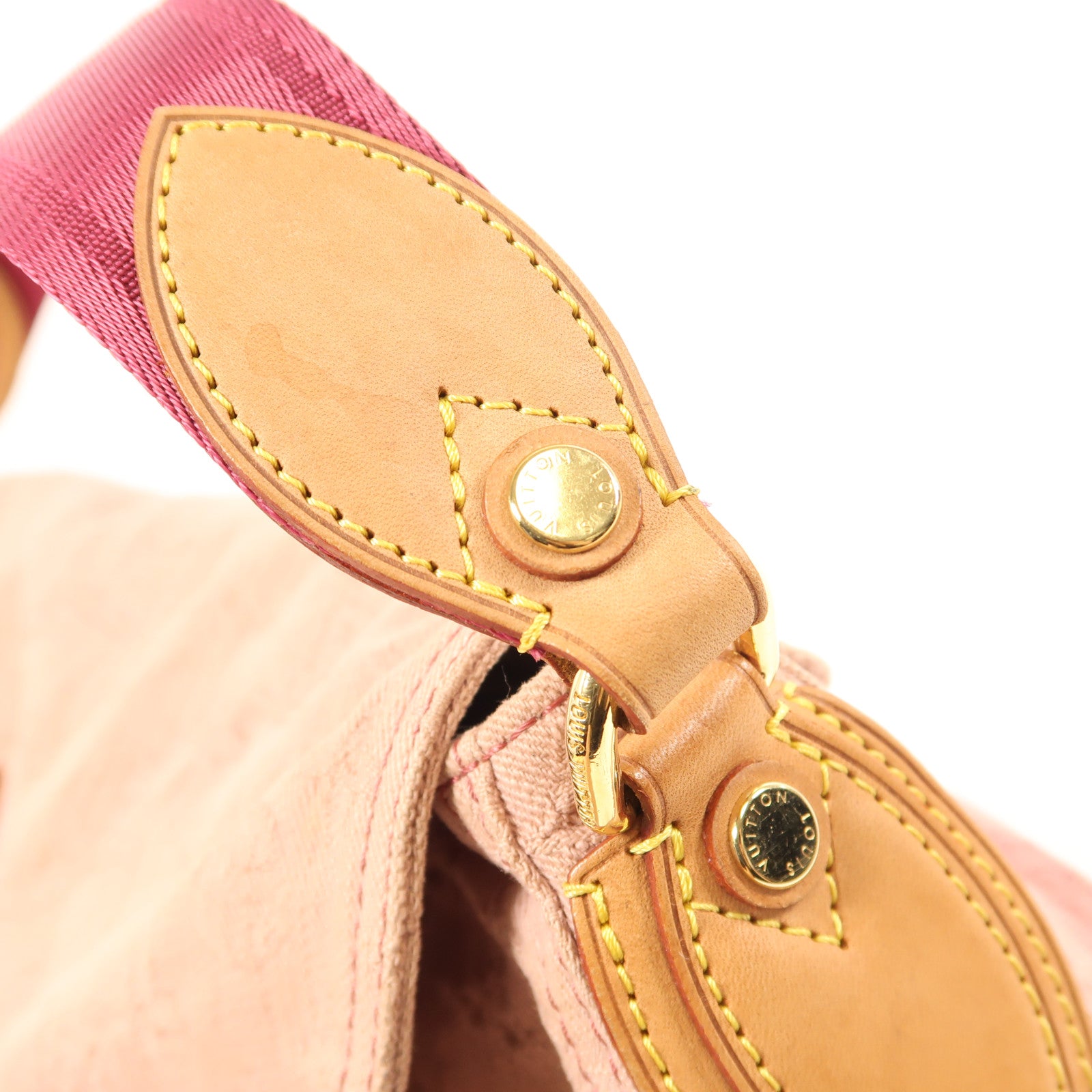 LOUIS VUITTON Monogram Denim Sunray金扣手挽袋
