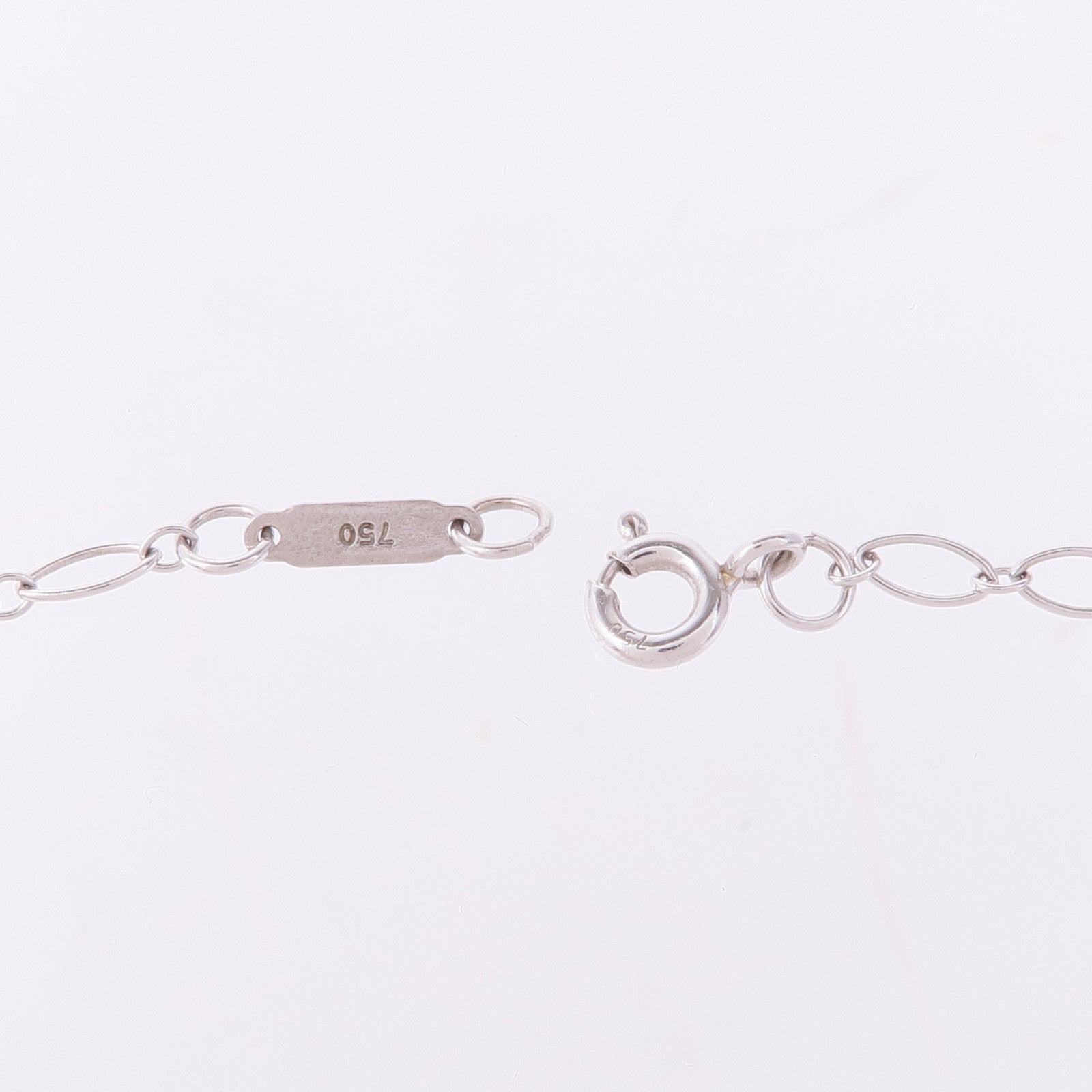 TIFFANY＆CO 18K白金Heart Key Necklace項鍊