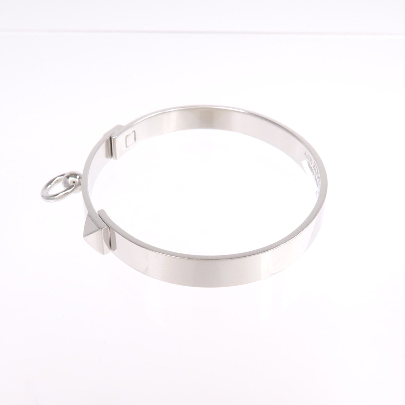 HERMES 18K白金Collier De Chien Bracelet手鐲