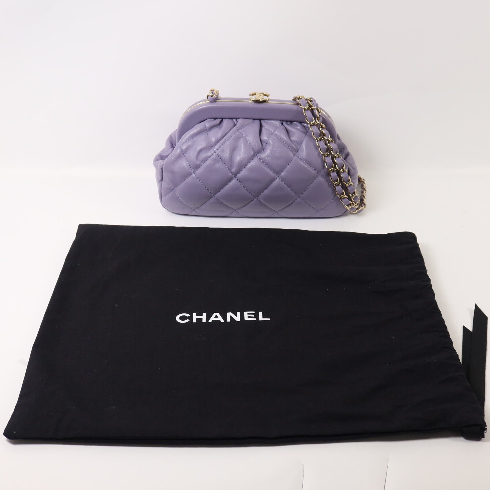 CHANEL 羊皮皮革Chain Shoulder鏈帶肩背袋
