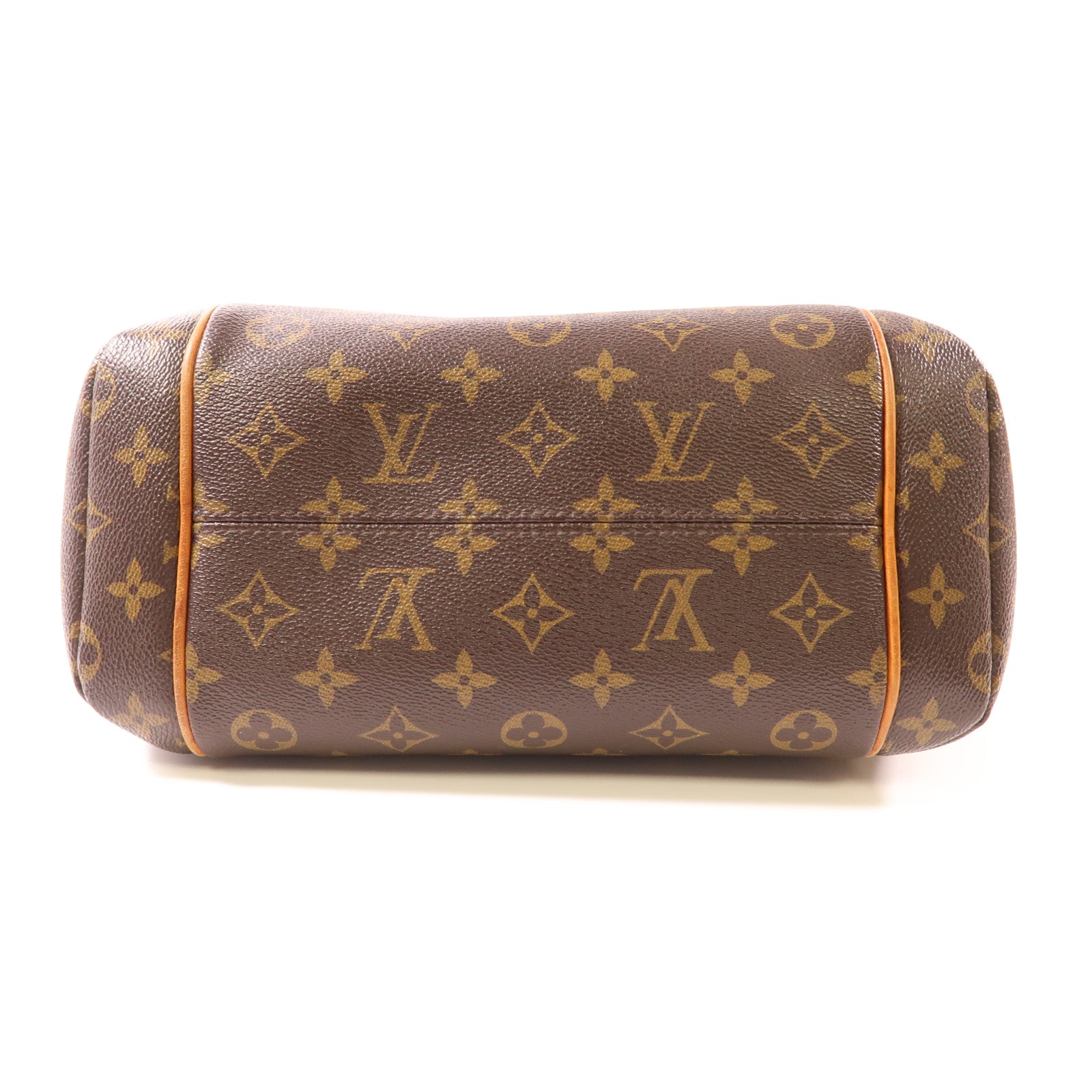LOUIS VUITTON Monogram Totally MM金扣肩背袋棕色