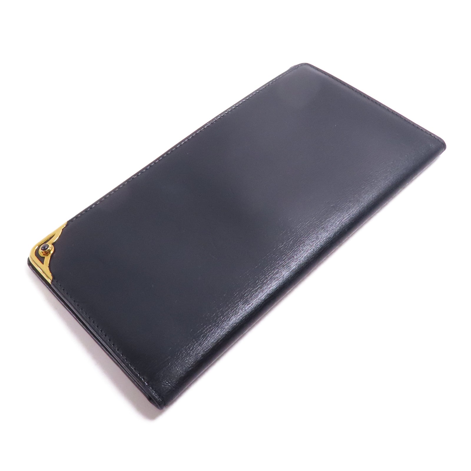 CARTIER 皮革Long Wallet金扣長錢包