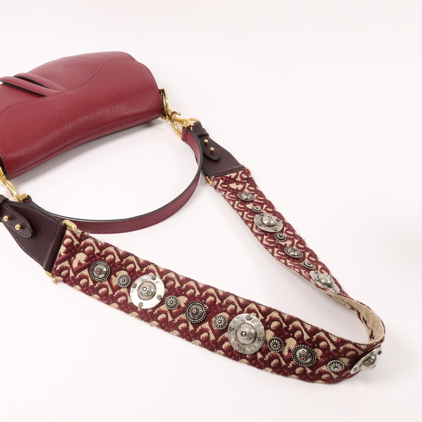 Dior 帆布Saddle Medium肩背袋