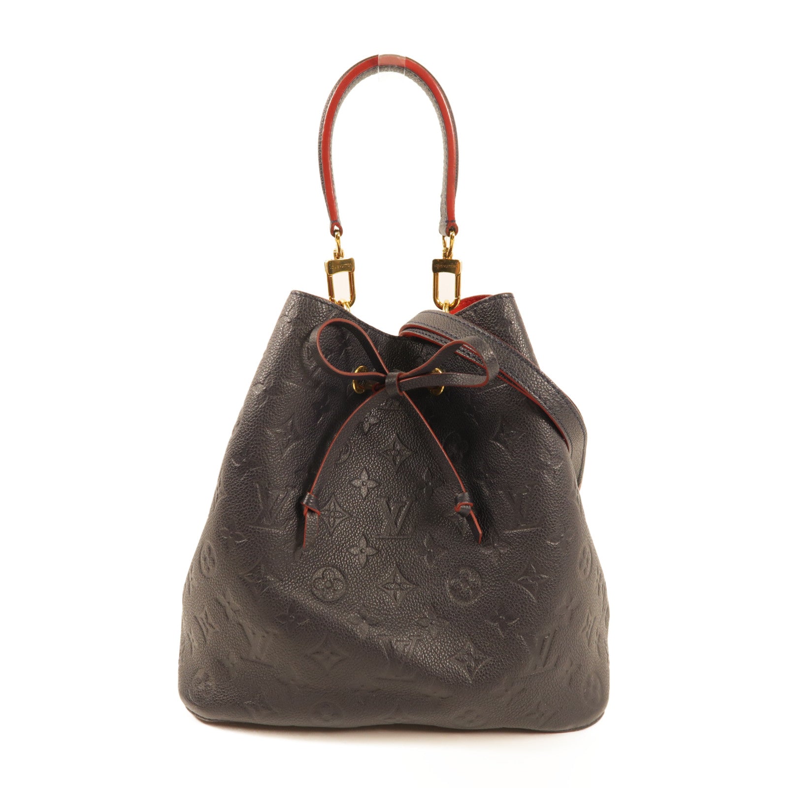LOUIS VUITTON Monogram Empreinte Neo Noe MM金扣手挽肩背兩用袋