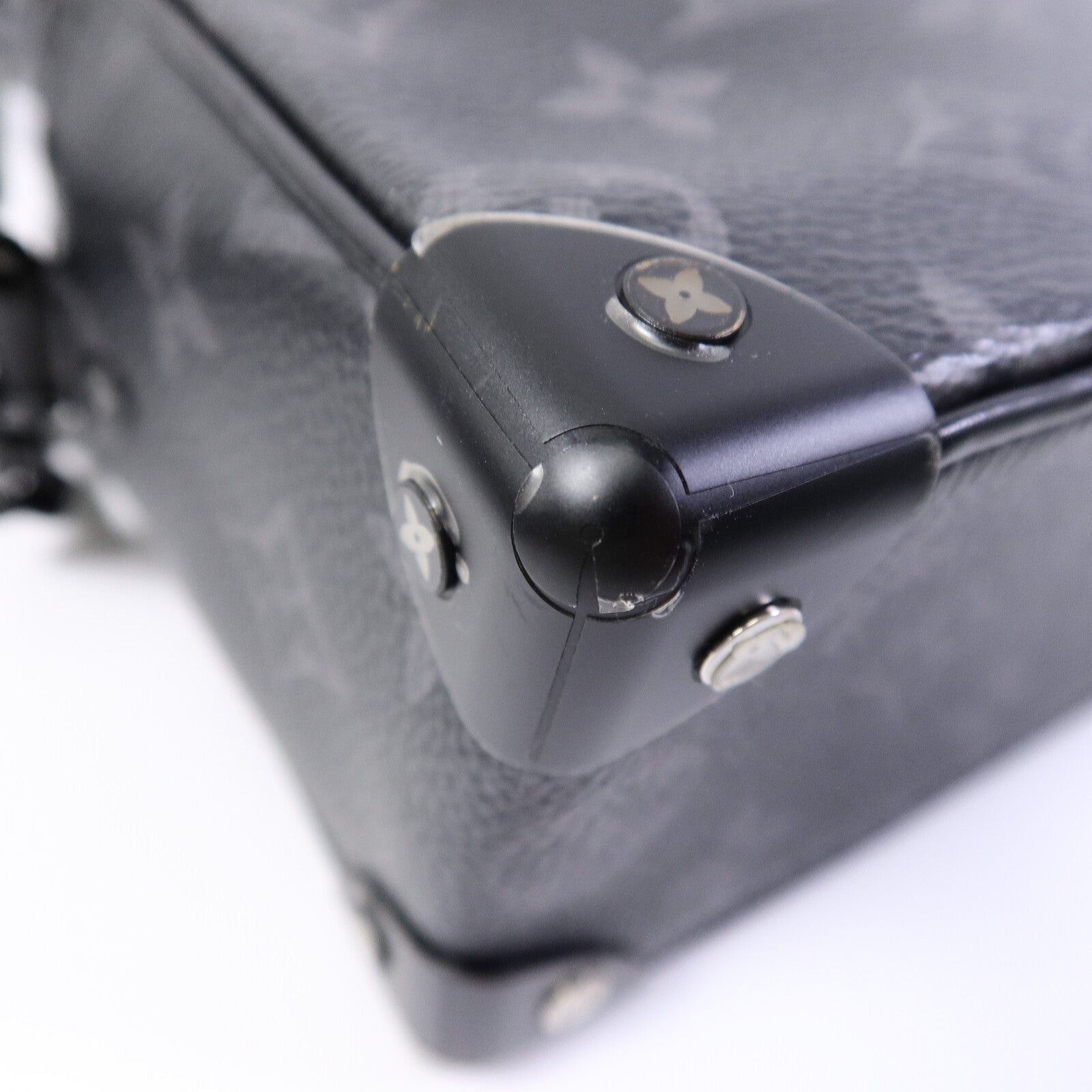 LOUIS VUITTON Monogram Eclipse Mini Soft Trunk肩背袋