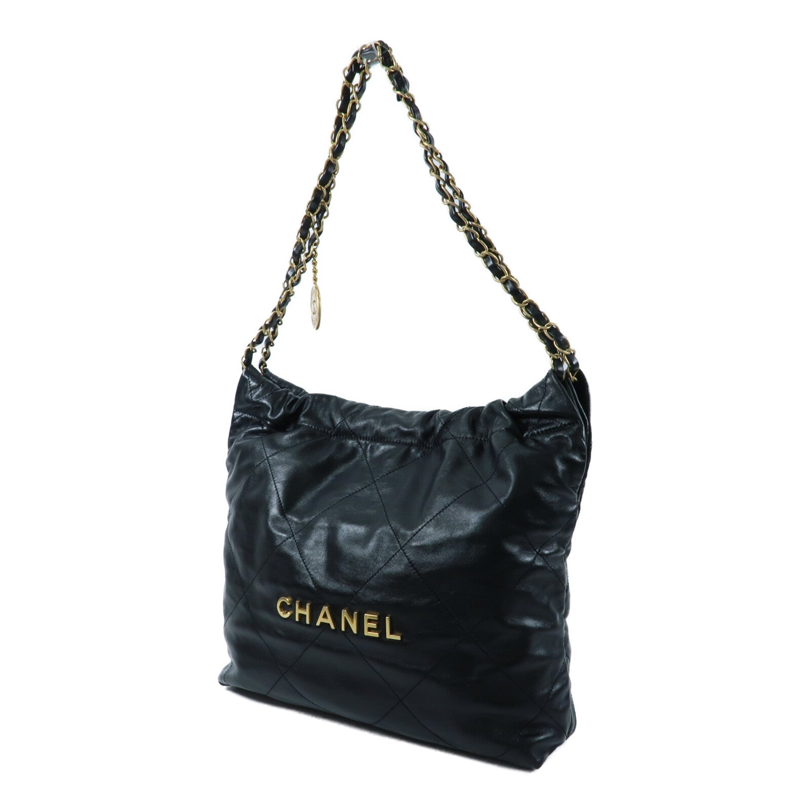 CHANEL 牛皮皮革Chanel 22 Small鏈帶肩背袋