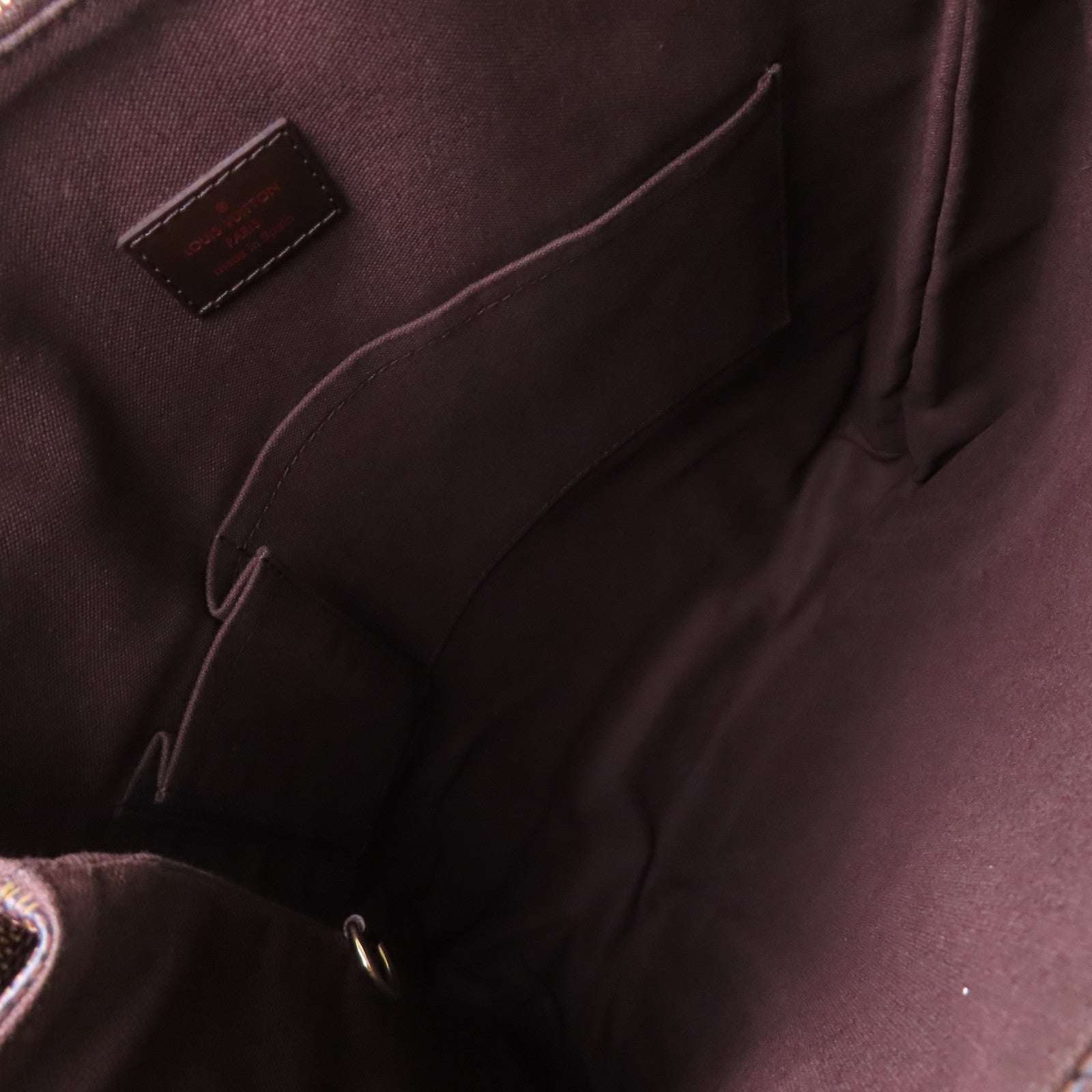 LOUIS VUITTON 【激減優惠】Damier Ebene Beaubourg Tote Bag金扣肩背袋啡色