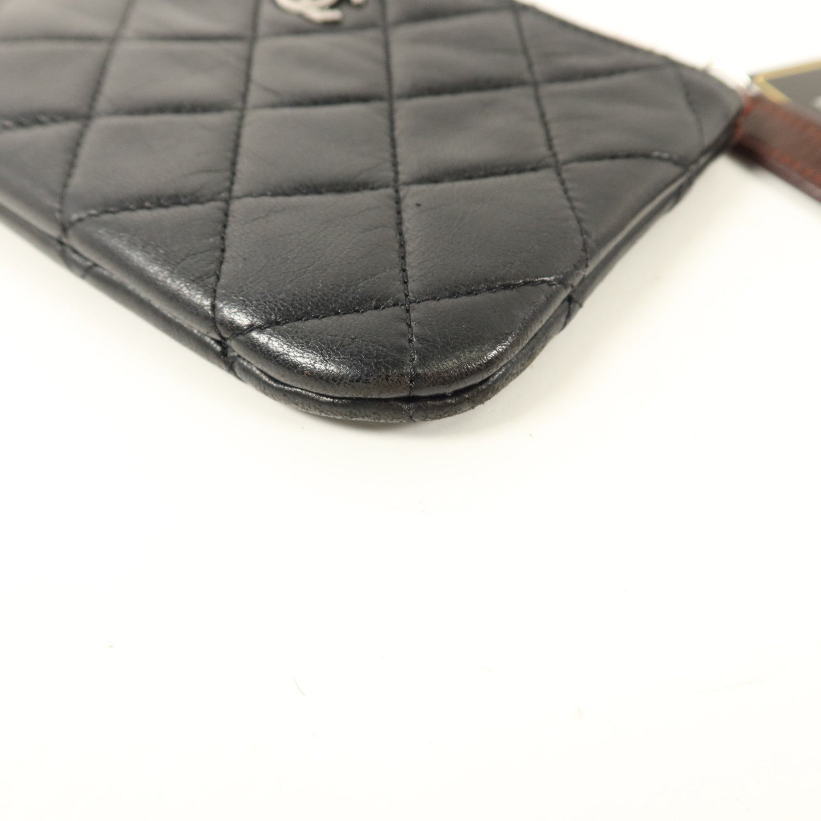 CHANEL 羊皮皮革Mini Zip Pouch手拿包