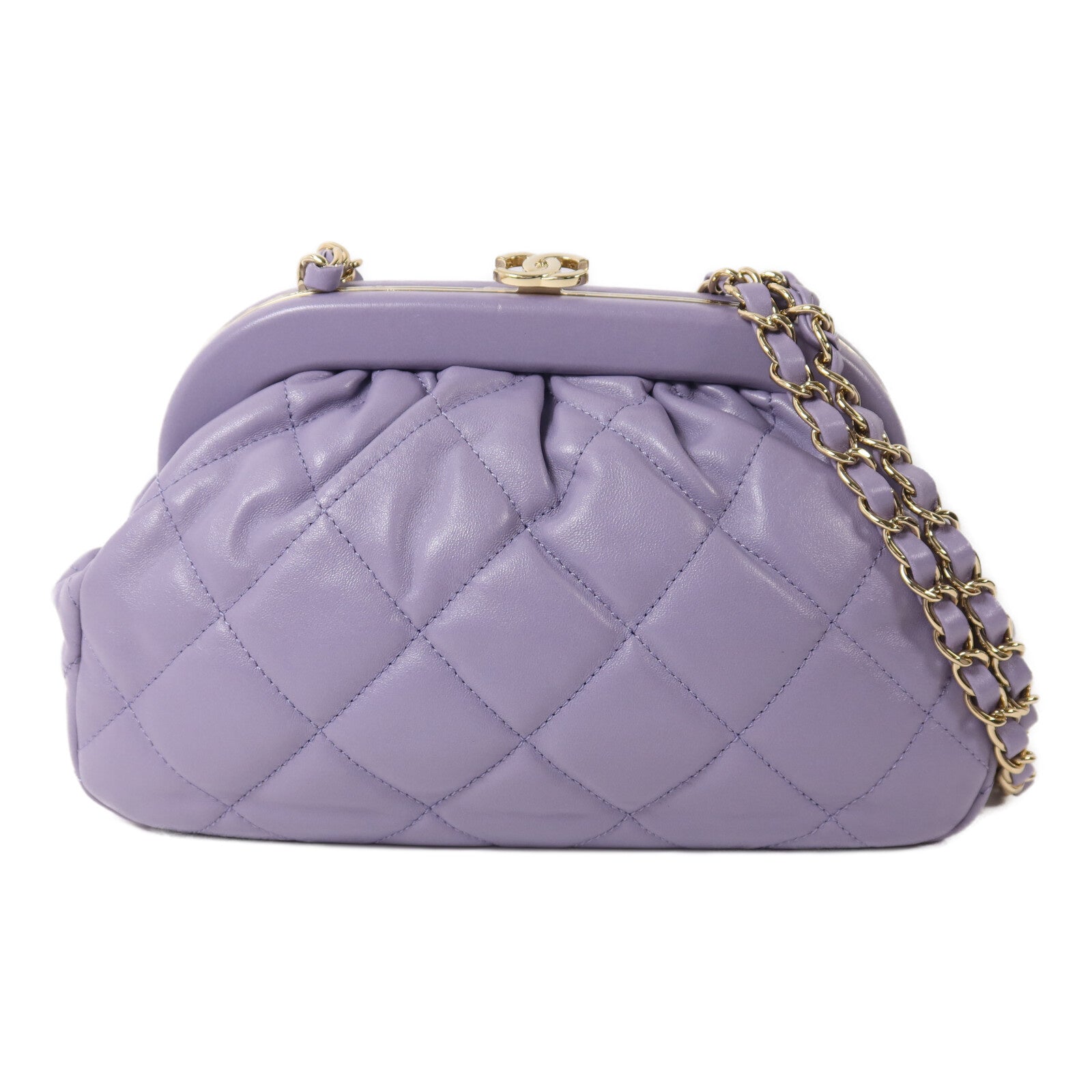 CHANEL 羊皮皮革Chain Shoulder鏈帶肩背袋
