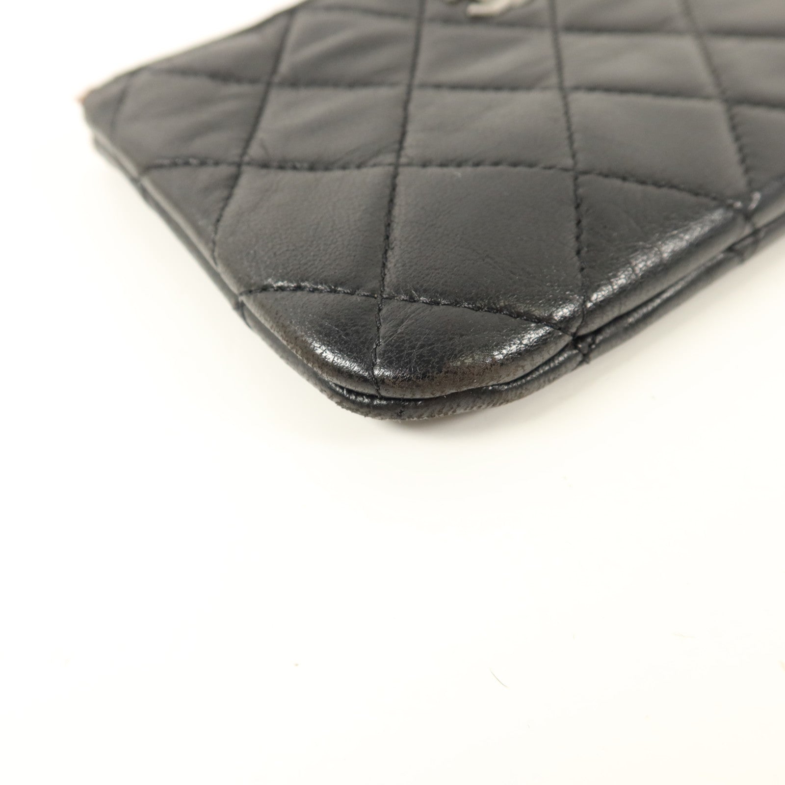 CHANEL 羊皮皮革Mini Zip Pouch手拿包