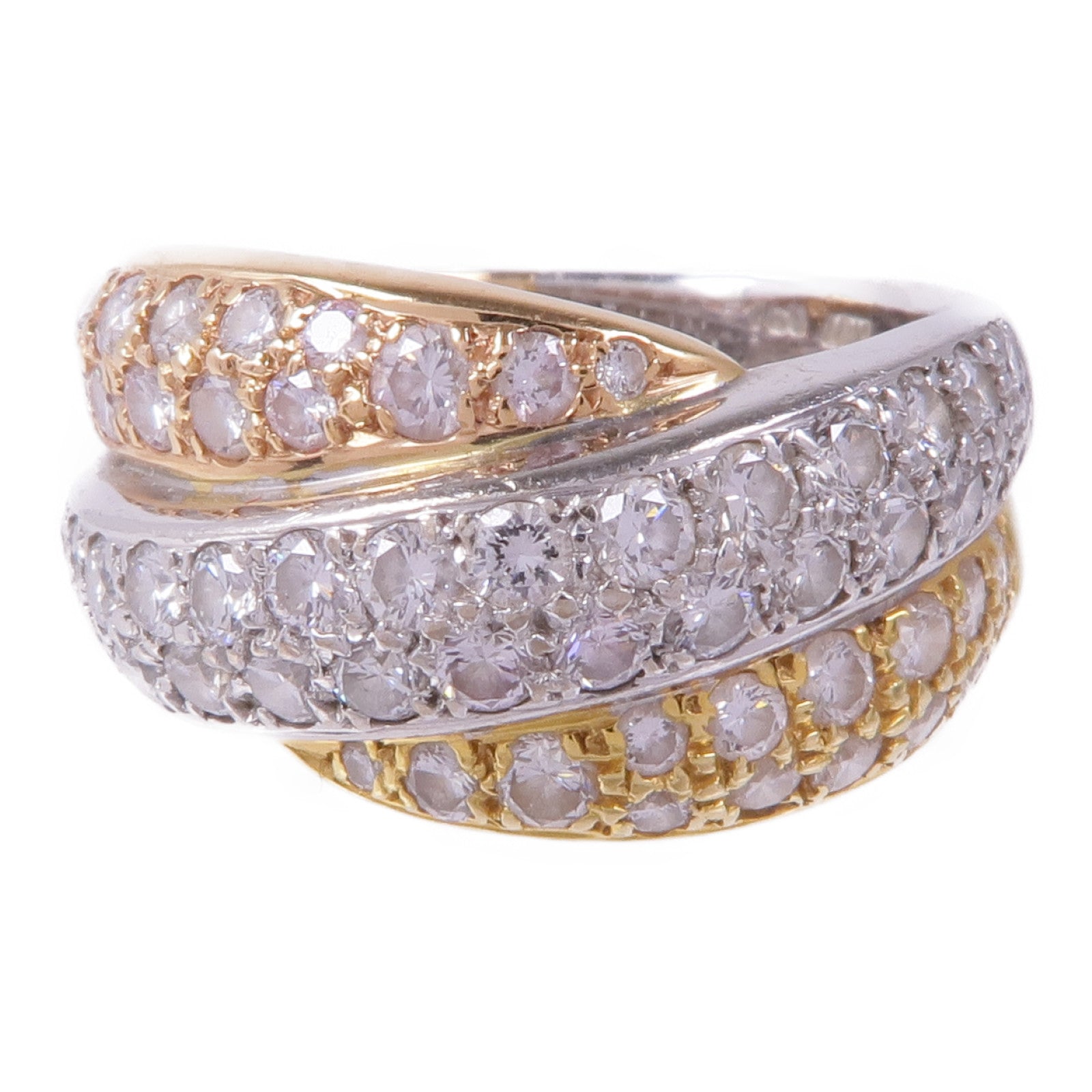 JEWELRY 18K黃金/白金/玫瑰金Diamond Ring鑽石戒指US#5.5