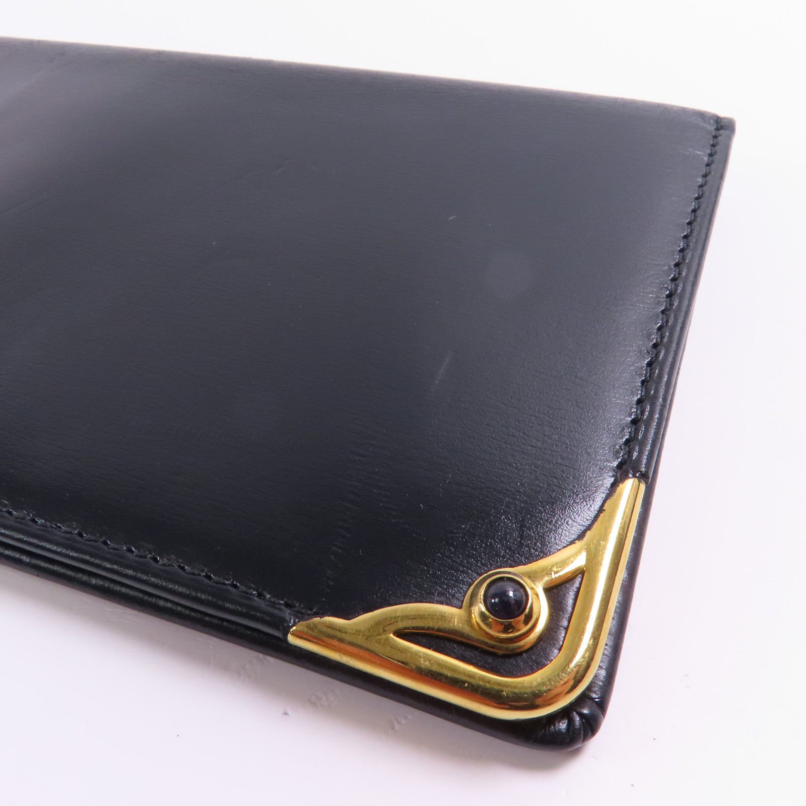 CARTIER 皮革Long Wallet金扣長錢包