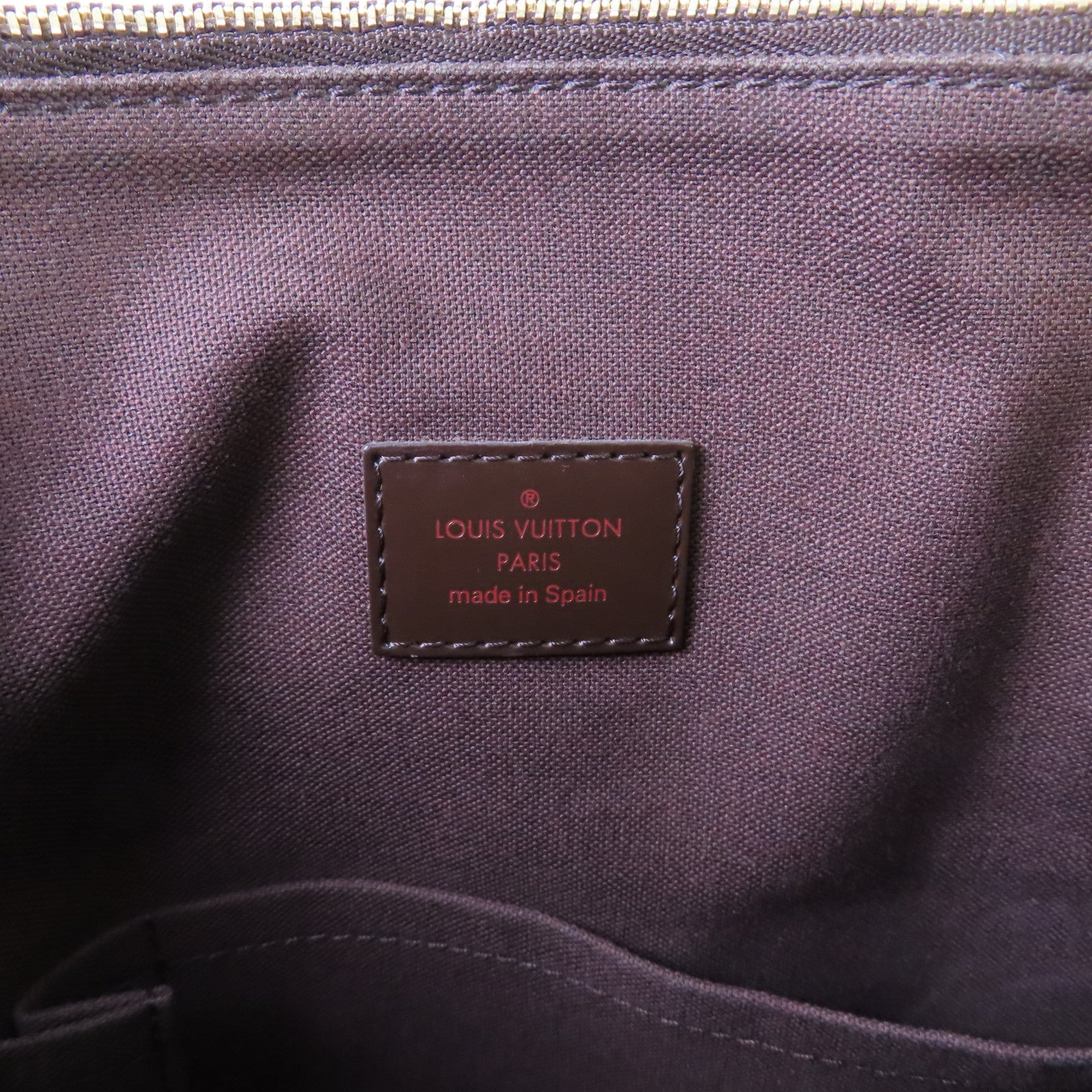LOUIS VUITTON 【激減優惠】Damier Ebene Beaubourg Tote Bag金扣肩背袋啡色