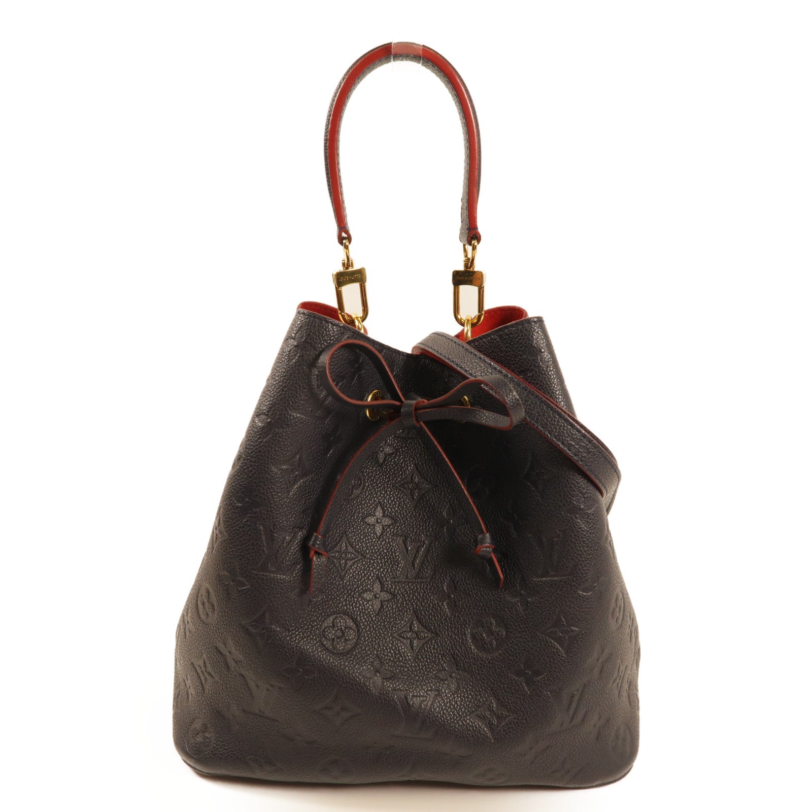LOUIS VUITTON Monogram Empreinte Neo Noe MM金扣手挽肩背兩用袋