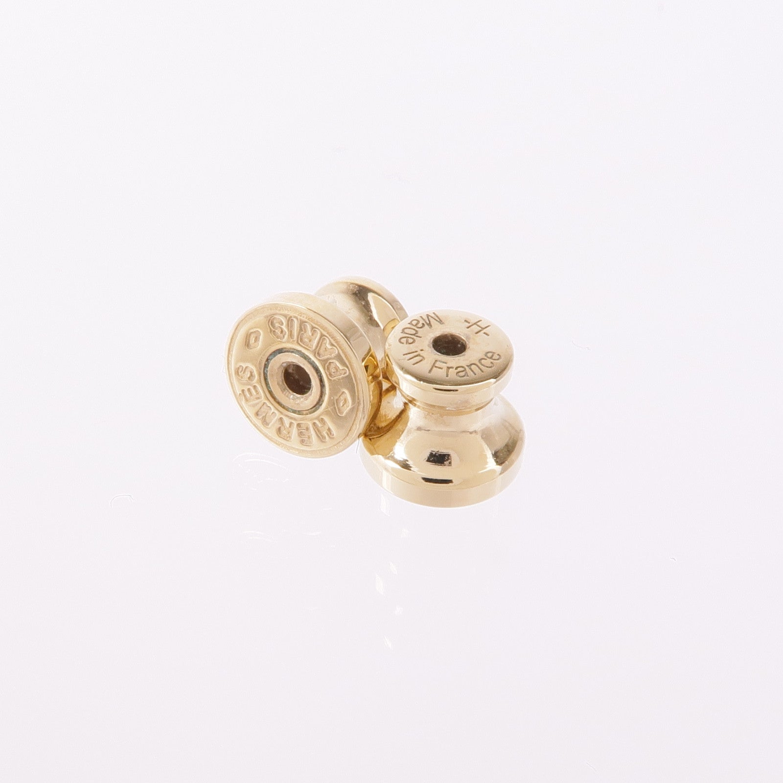 HERMES 水牛角/金屬Horn Earrings耳環