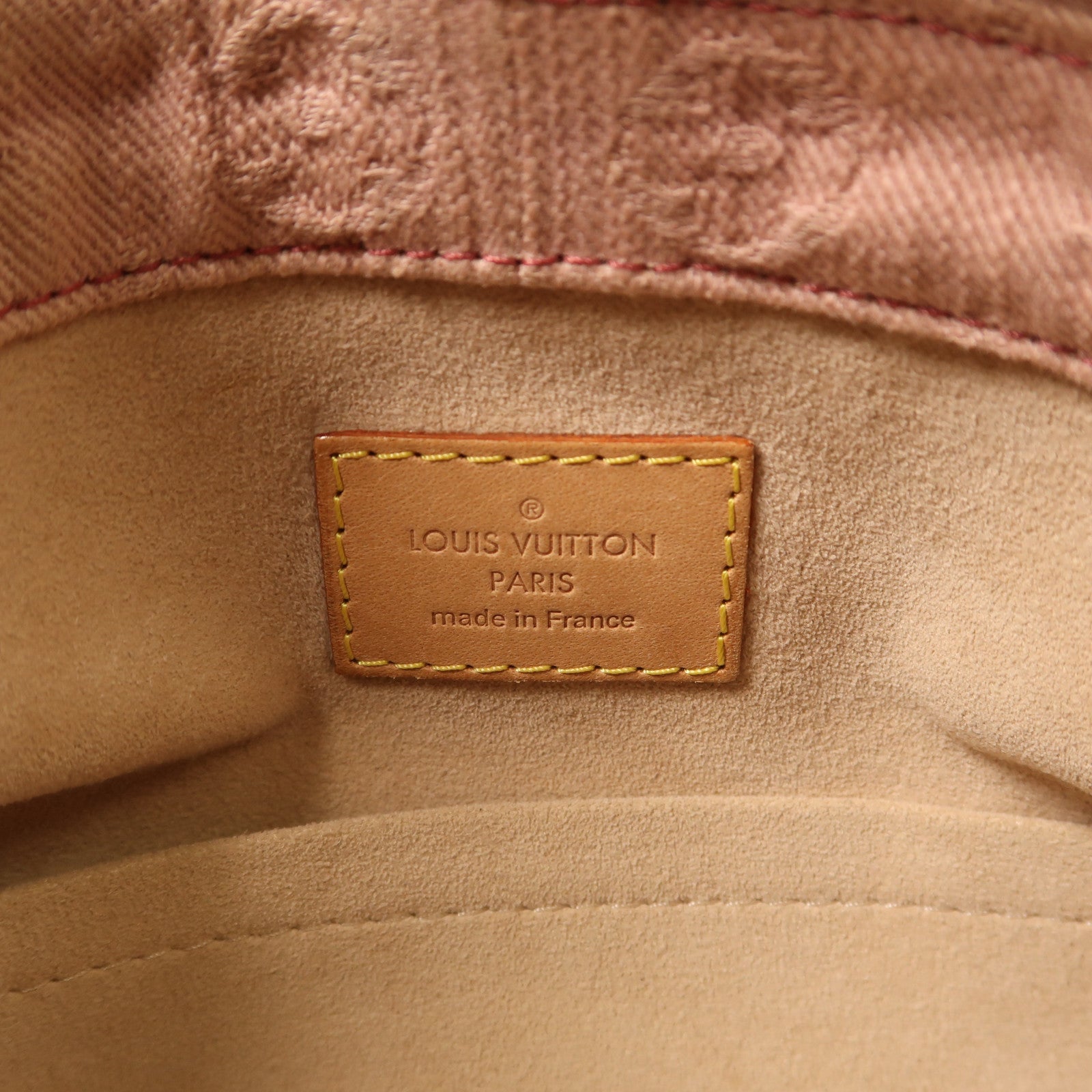 LOUIS VUITTON Monogram Denim Sunray金扣手挽袋