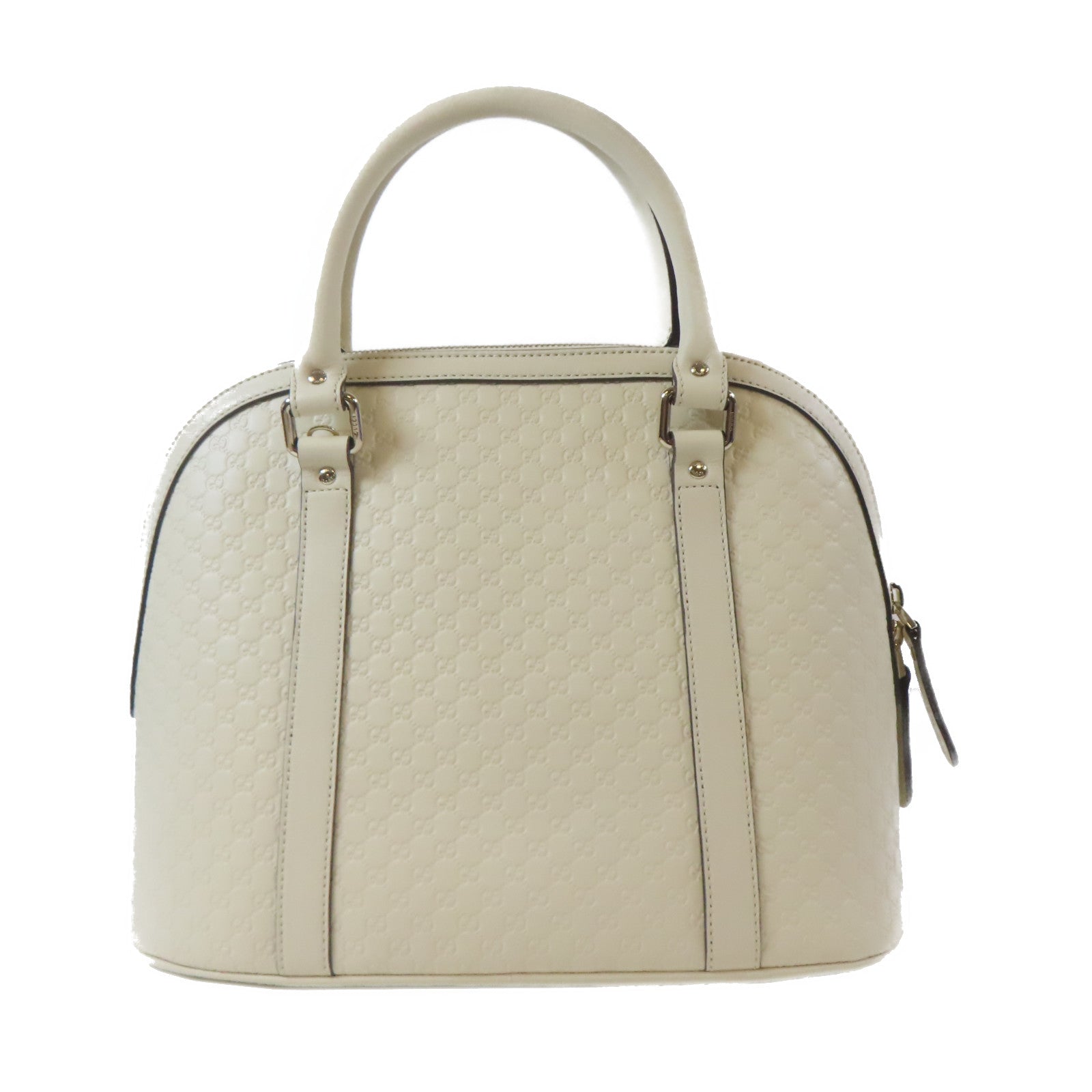 GUCCI 【激減優惠】皮革2 Way Shoulder Bag金扣手挽肩背兩用袋米色