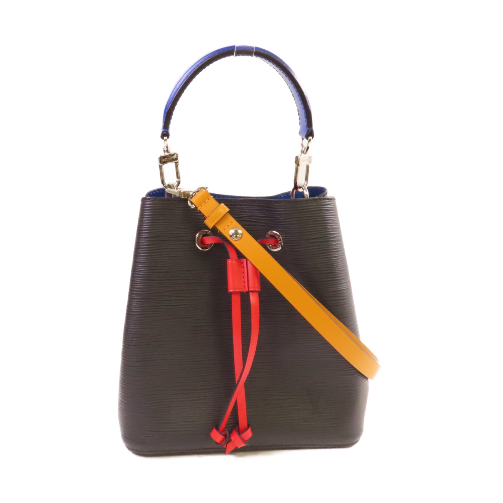 LOUIS VUITTON Epi NeoNoe BB 2Way Shoulder Bag銀扣手挽肩背兩用袋黑色/紅色/黃色/藍色
