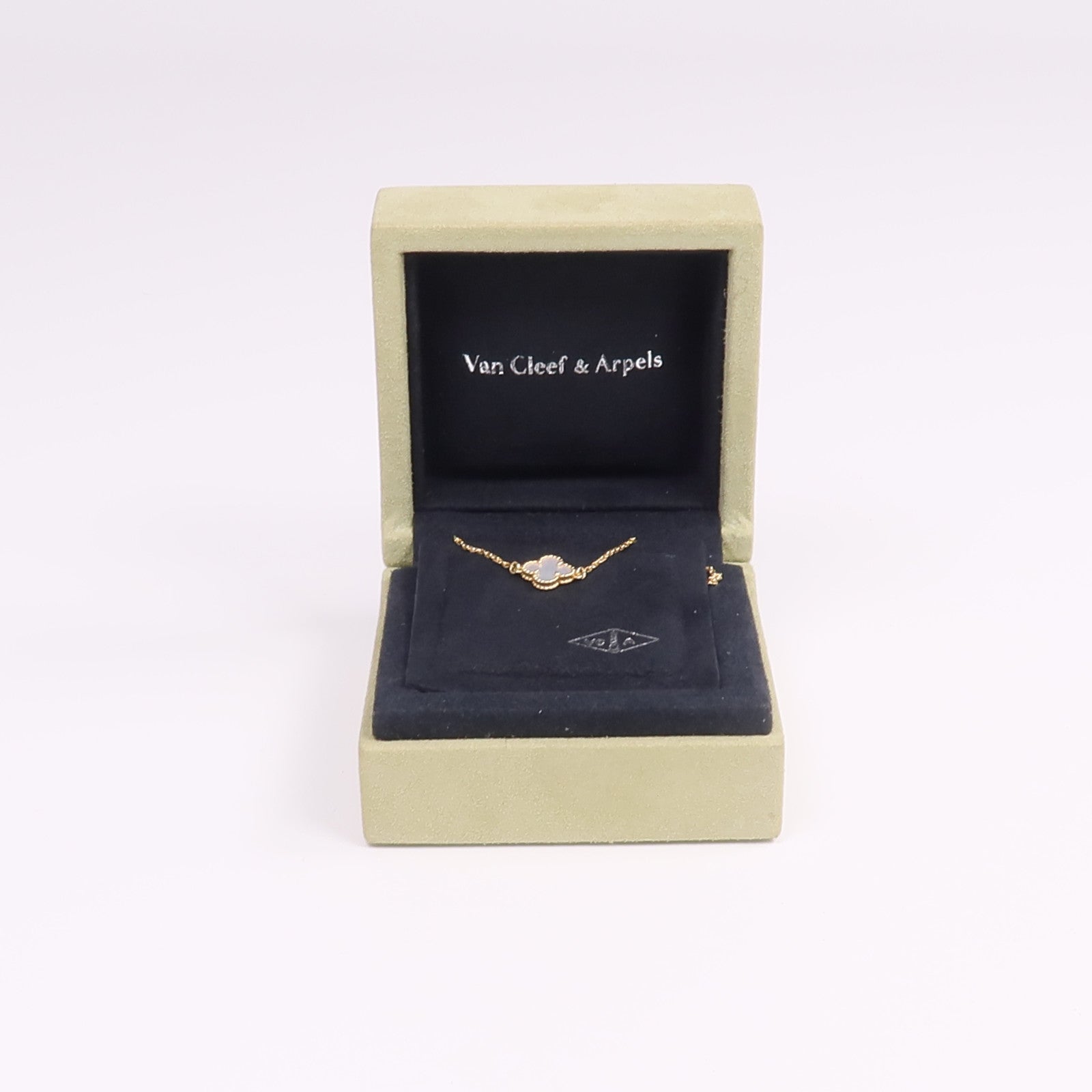 Van Cleef & Arpels 18K黃金Sweet Alhambra Bracelet珍珠母貝手鏈