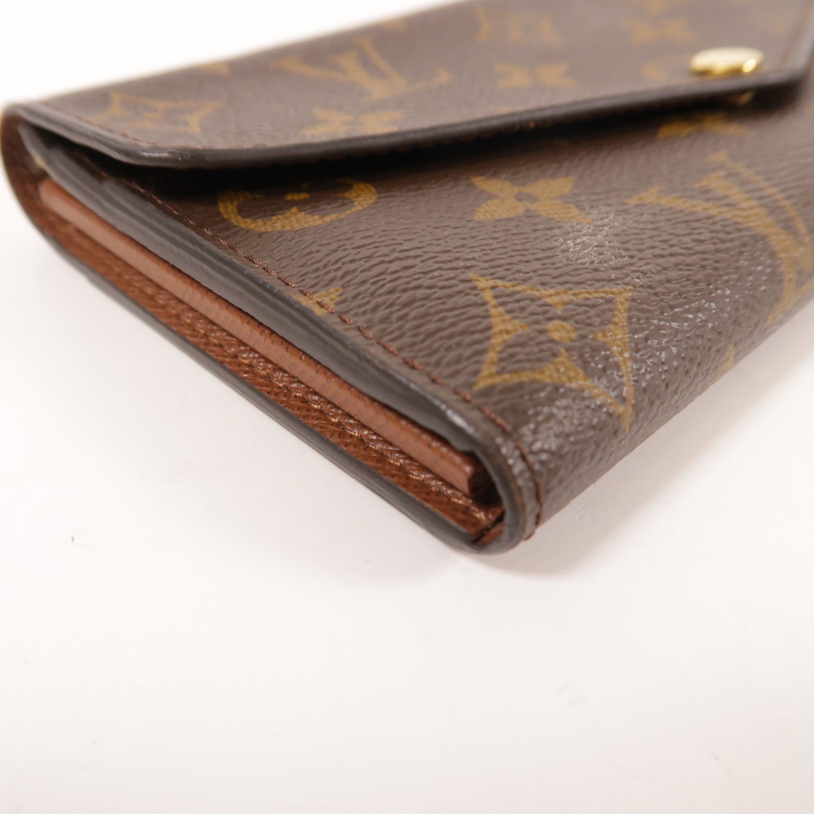 LOUIS VUITTON Monogram Long Wallet金扣長錢包