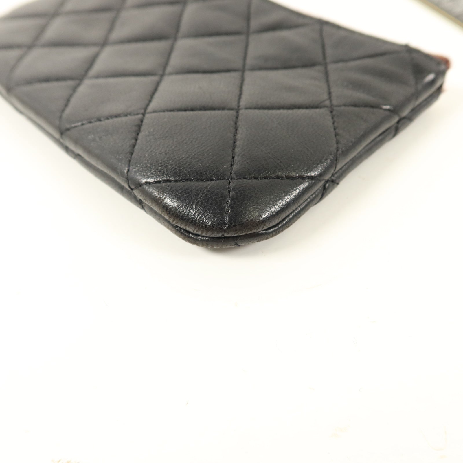 CHANEL 羊皮皮革Mini Zip Pouch手拿包