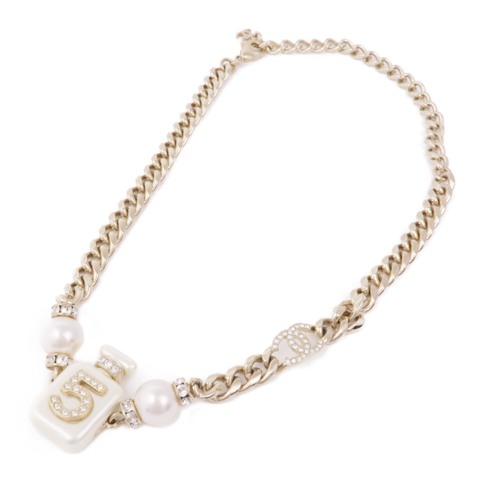 CHANEL 金屬/PVC Necklace項鍊