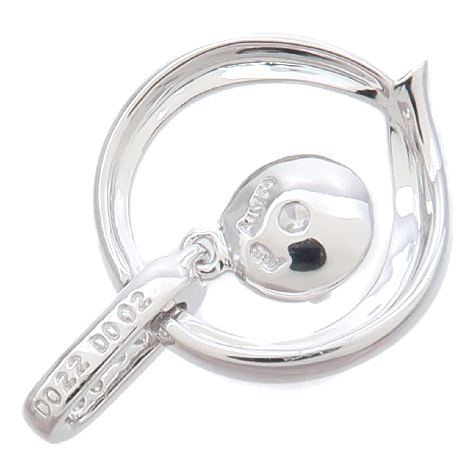 JEWELRY 18K白金Diamond Pendant Top鑽石吊墜