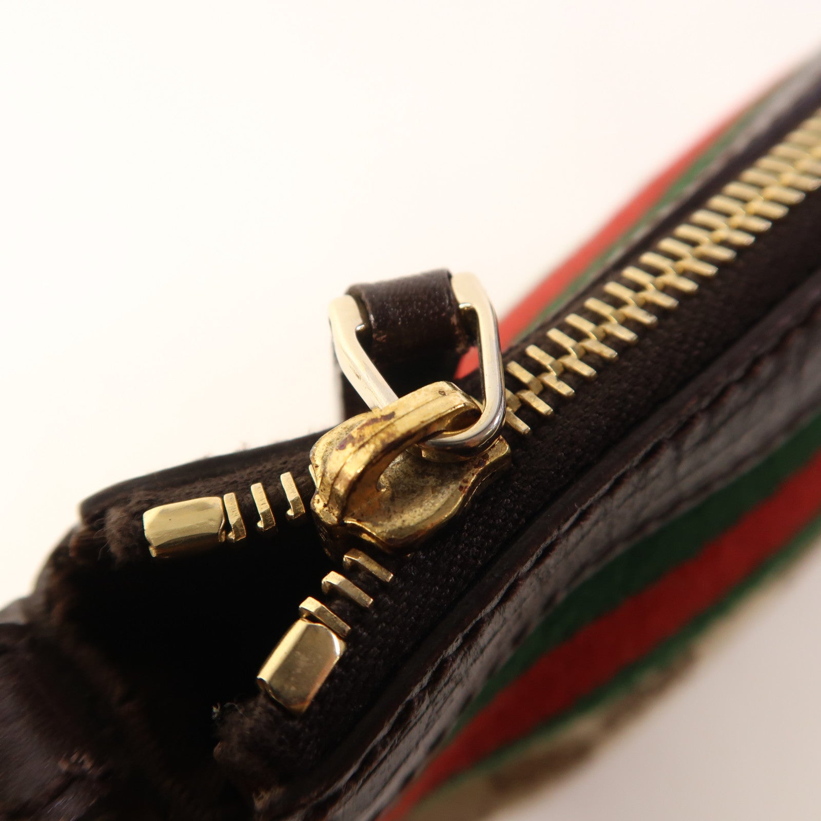 GUCCI 帆布Shoulder Bag金扣肩背袋