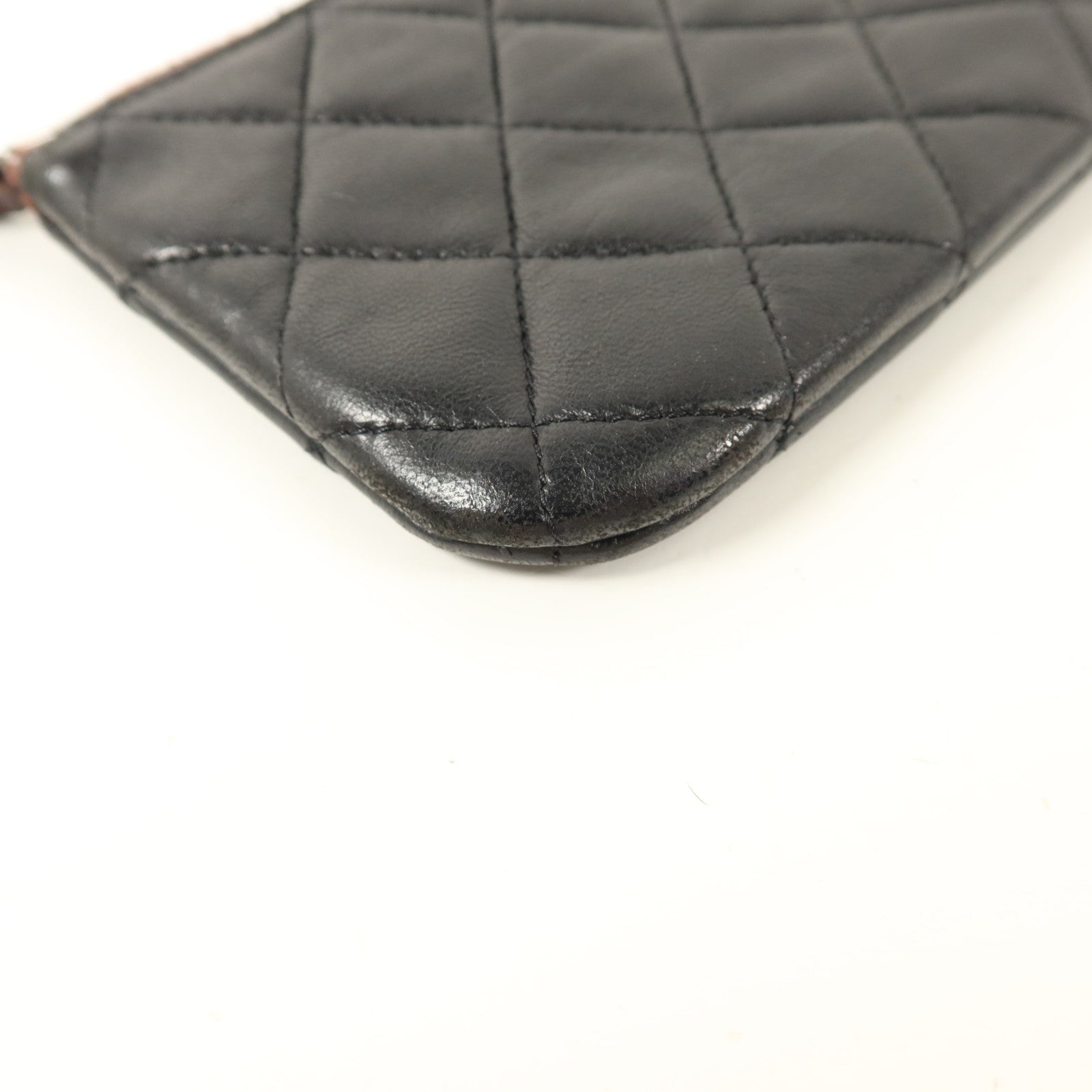 CHANEL 羊皮皮革Mini Zip Pouch手拿包