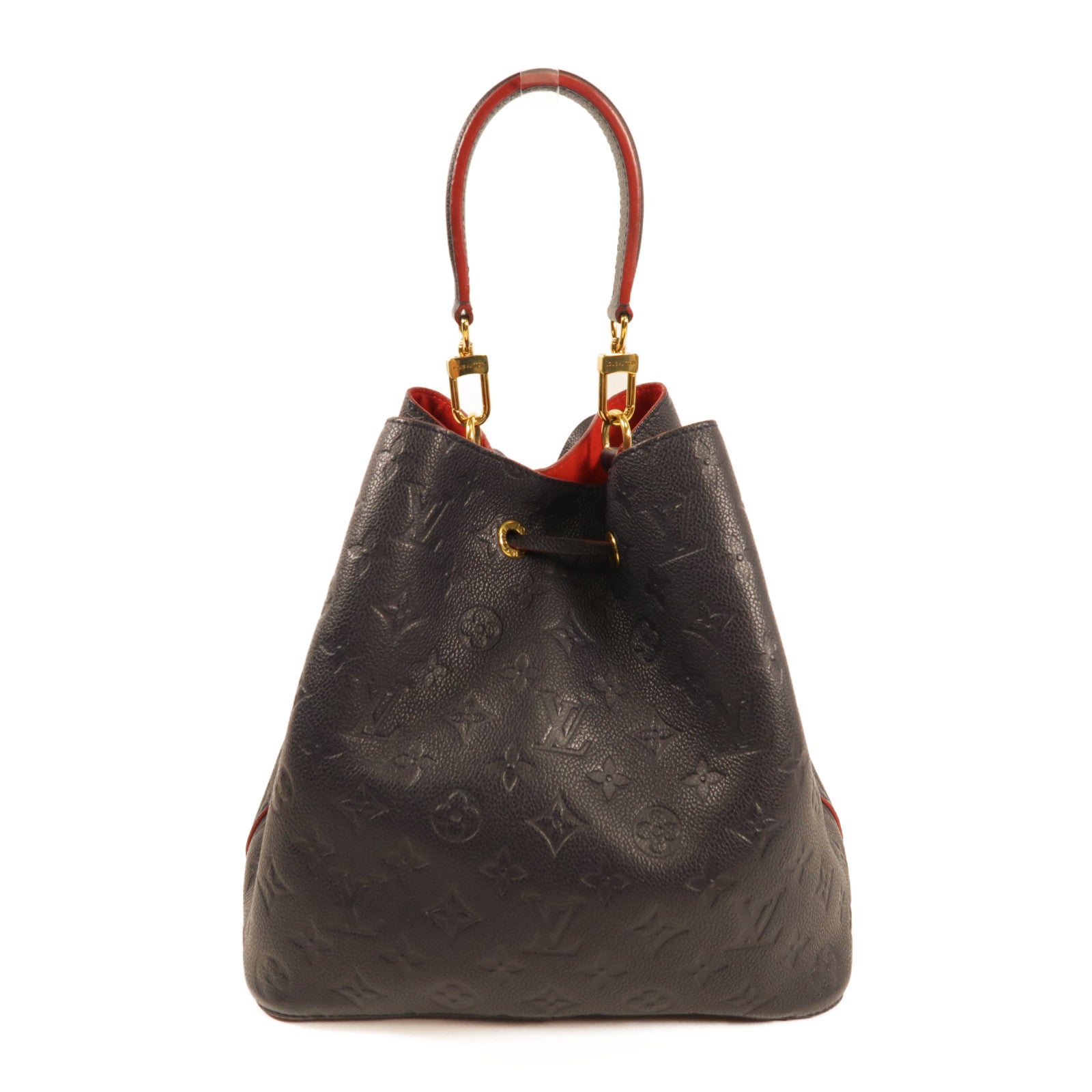 LOUIS VUITTON Monogram Empreinte Neo Noe MM金扣手挽肩背兩用袋