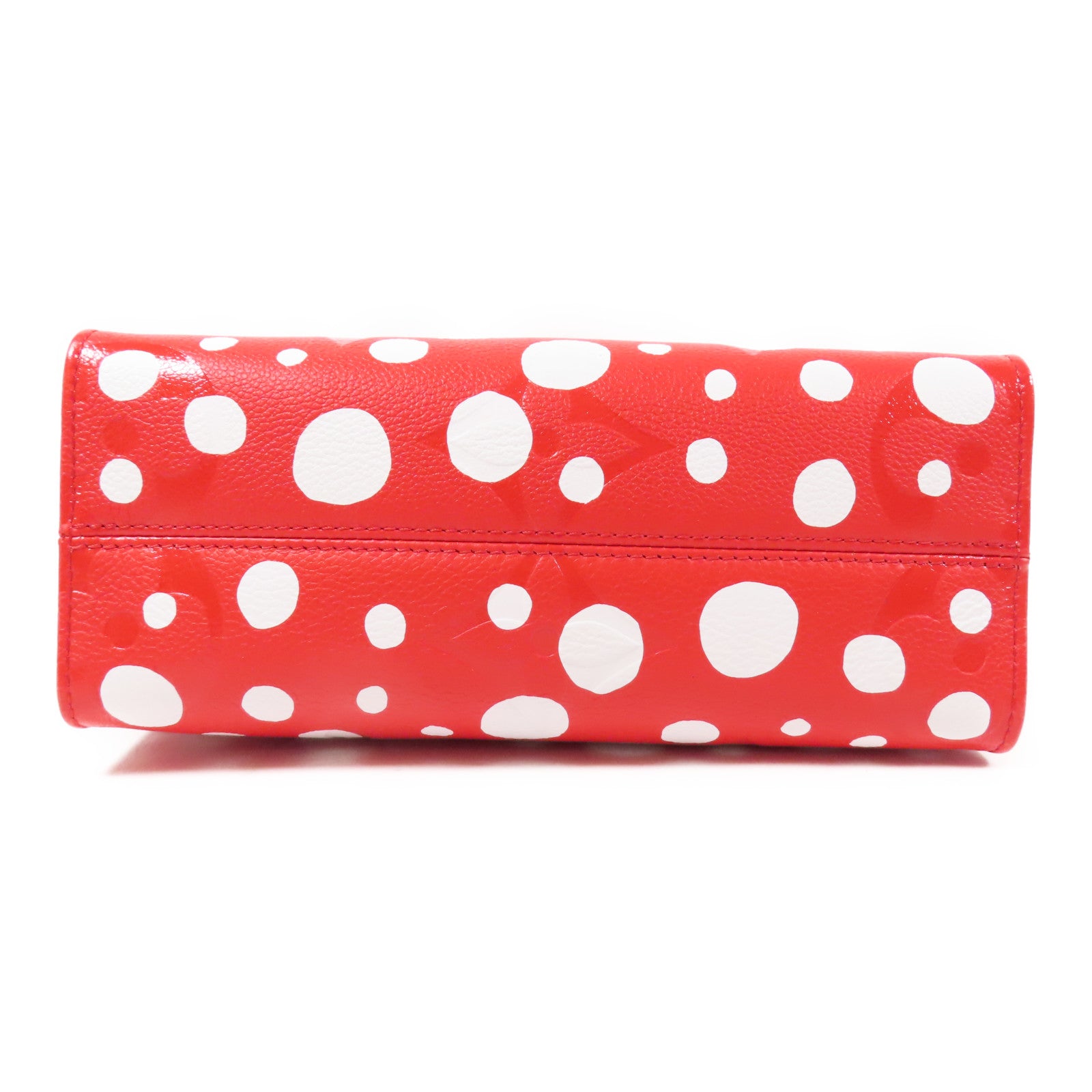 LOUIS VUITTON 【激減優惠】Monogram Empreinte Yayoi Kusama On The Go PM銀扣手挽肩背兩用袋