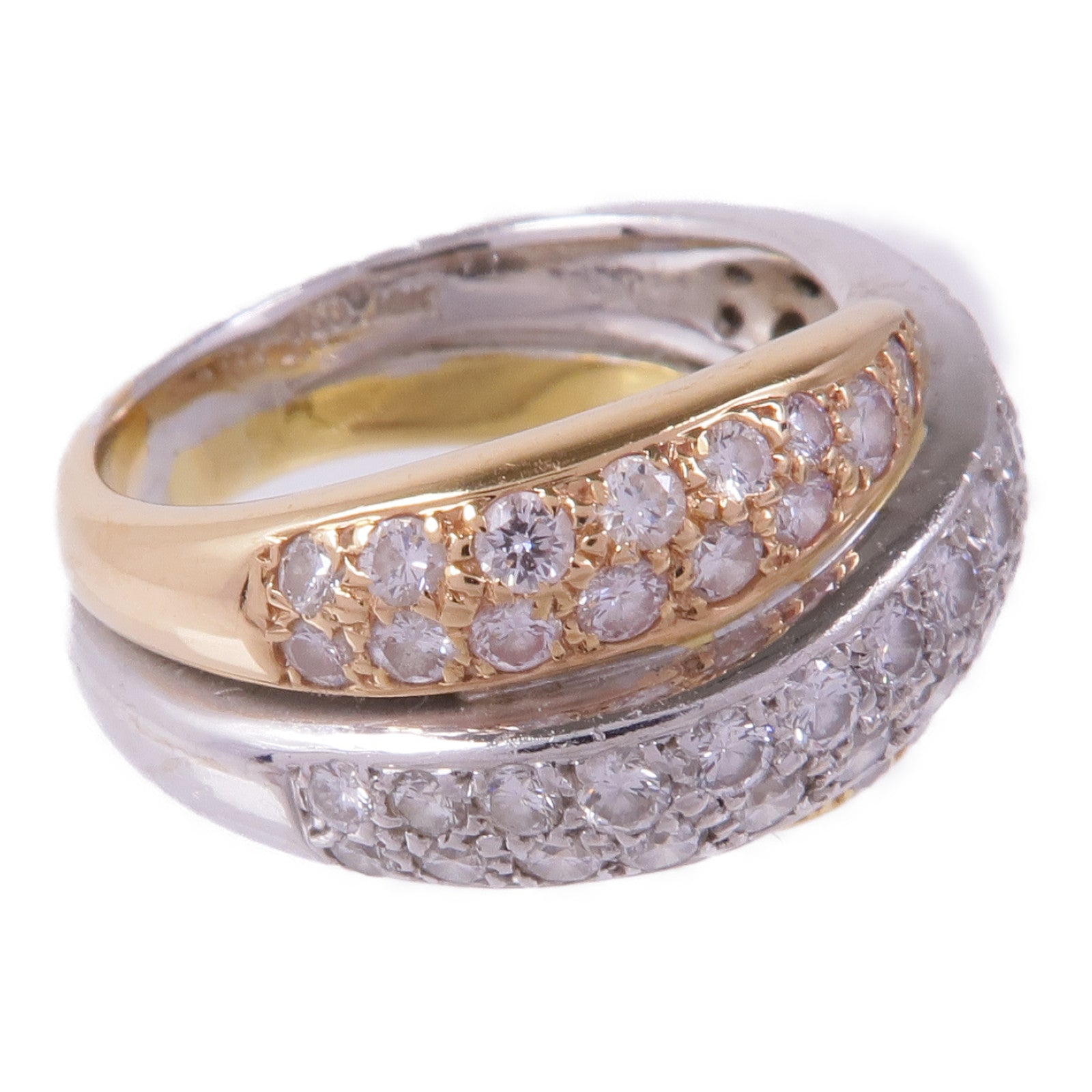 JEWELRY 18K黃金/白金/玫瑰金Diamond Ring鑽石戒指US#5.5