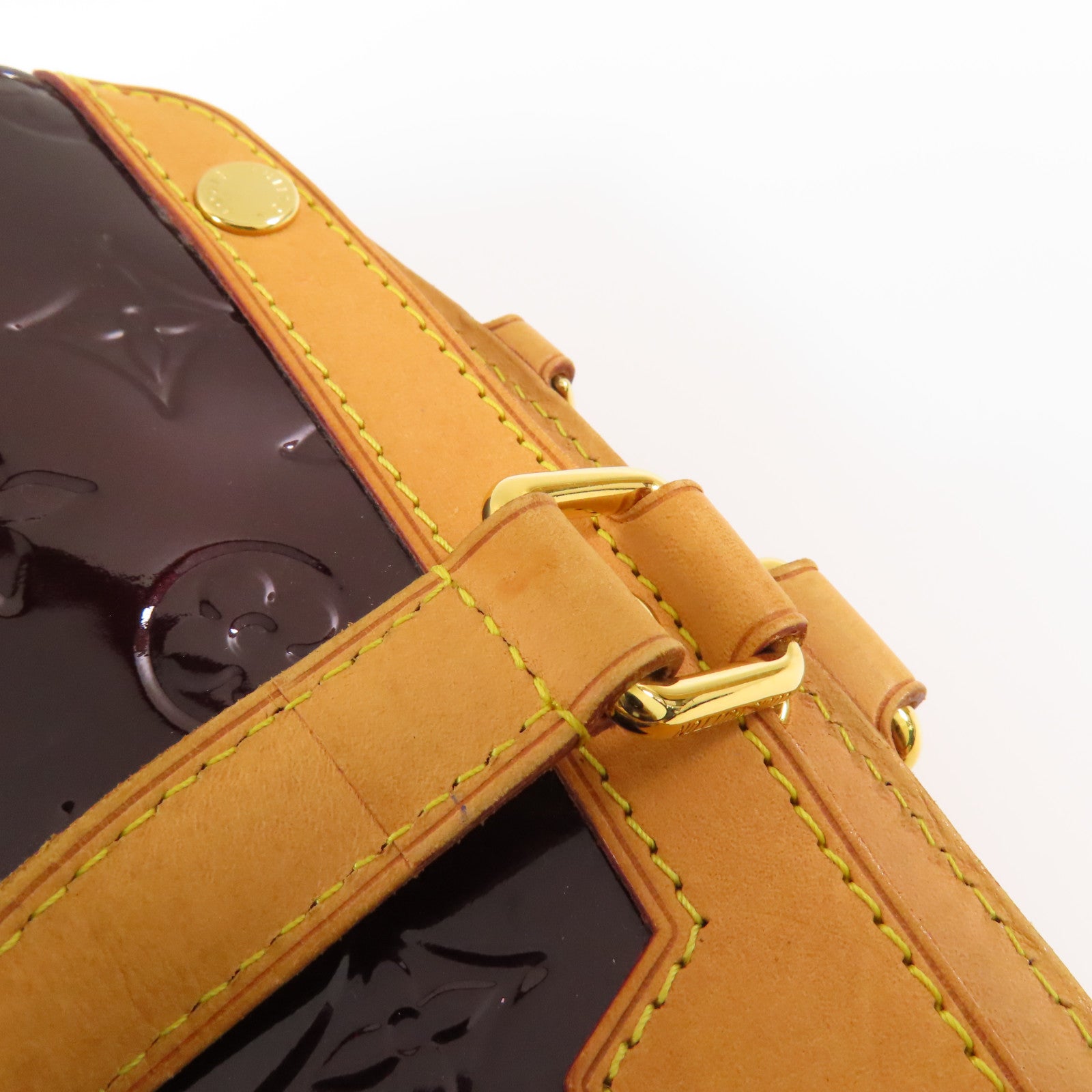 LOUIS VUITTON Vernis Brea MM金扣手挽肩背兩用袋