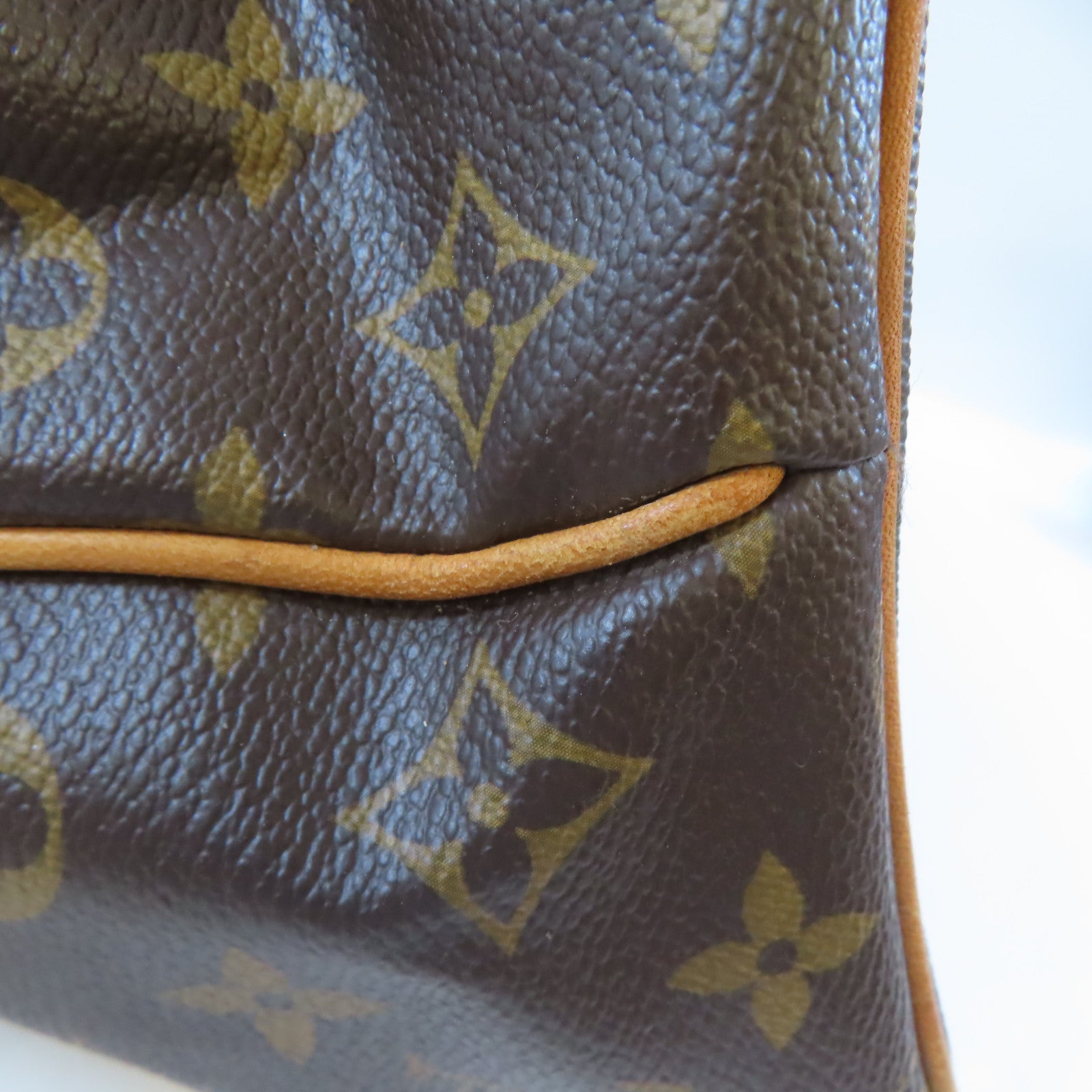 LOUIS VUITTON Monogram Palermo PM金扣手挽肩背兩用袋棕色