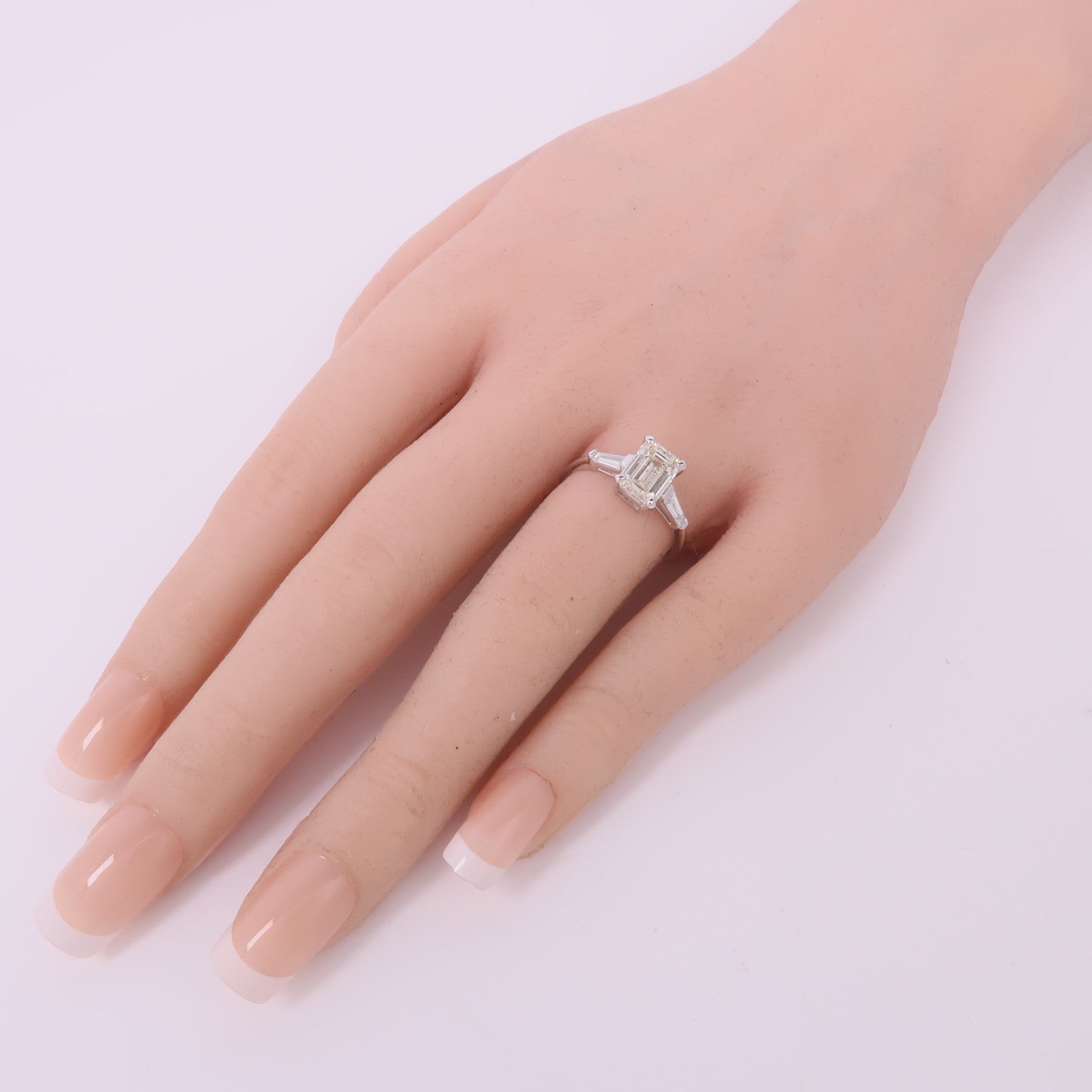 JEWELRY 【激減優惠】18K白金Diamond Ring鑽石戒指US#6.25