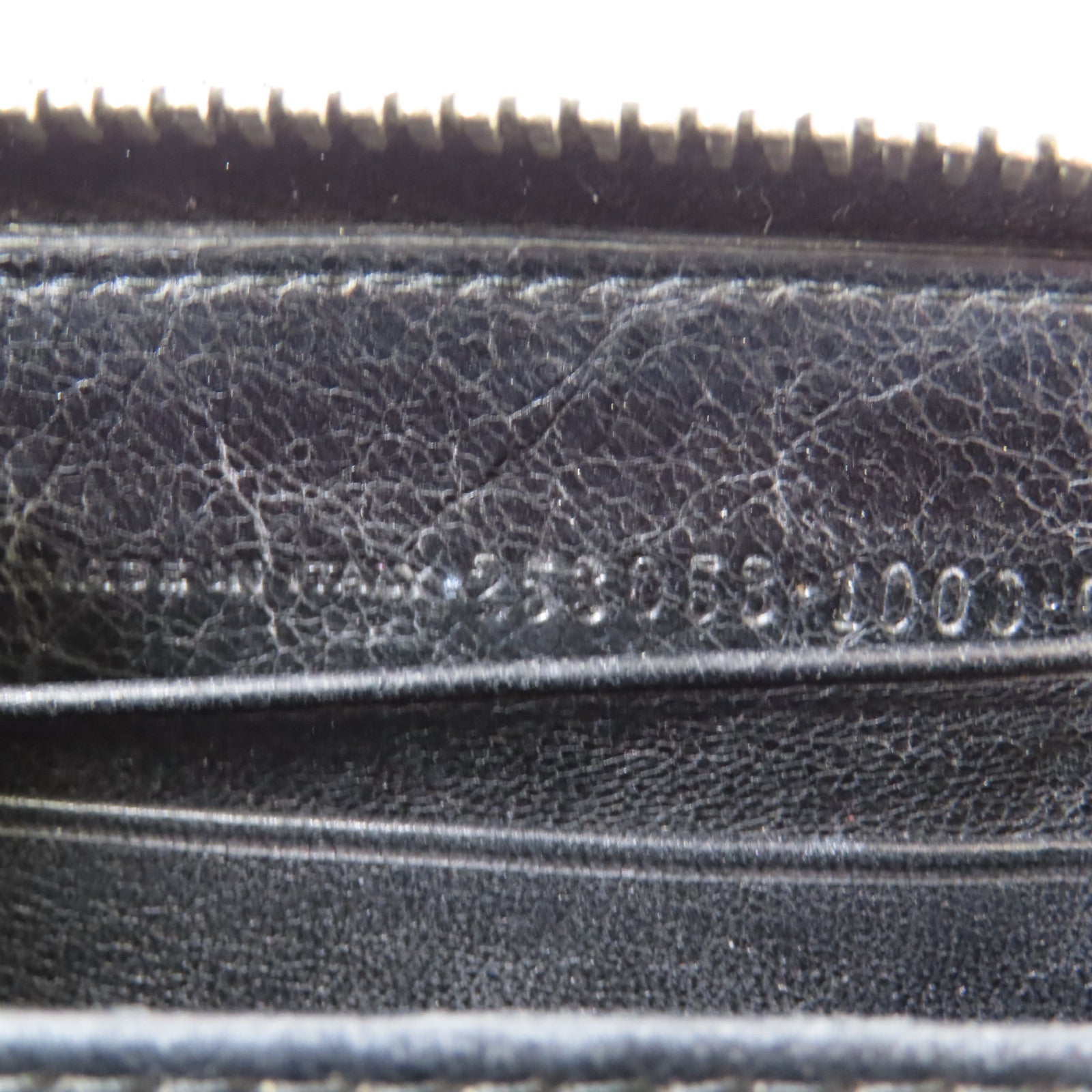 BALENCIAGA 牛皮皮革Long Wallet銀扣長錢包黑色
