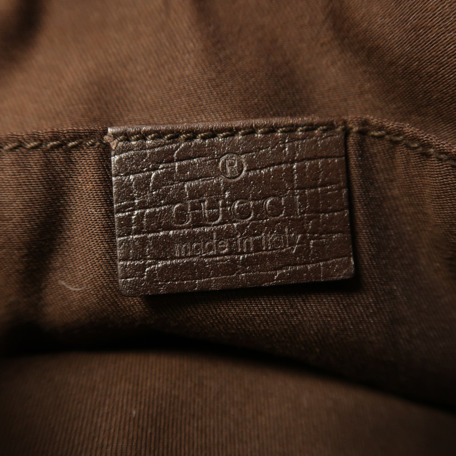 GUCCI 帆布Shoulder Bag金扣肩背袋